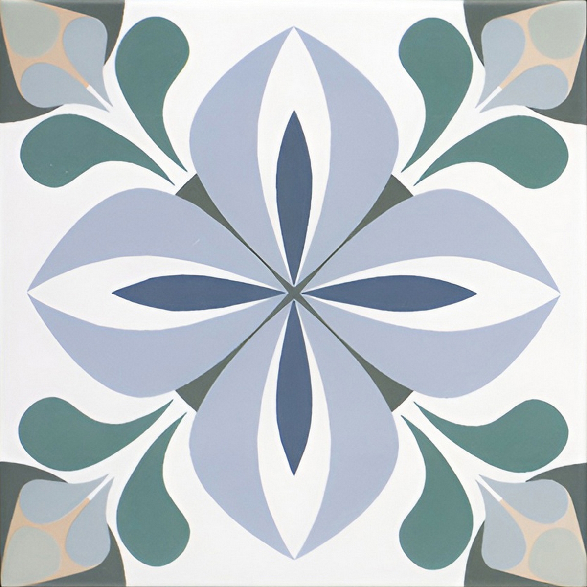 Изображение товара Керамогранит Mainzu Normandy 20x20 синий морозостойкий для пола и стены