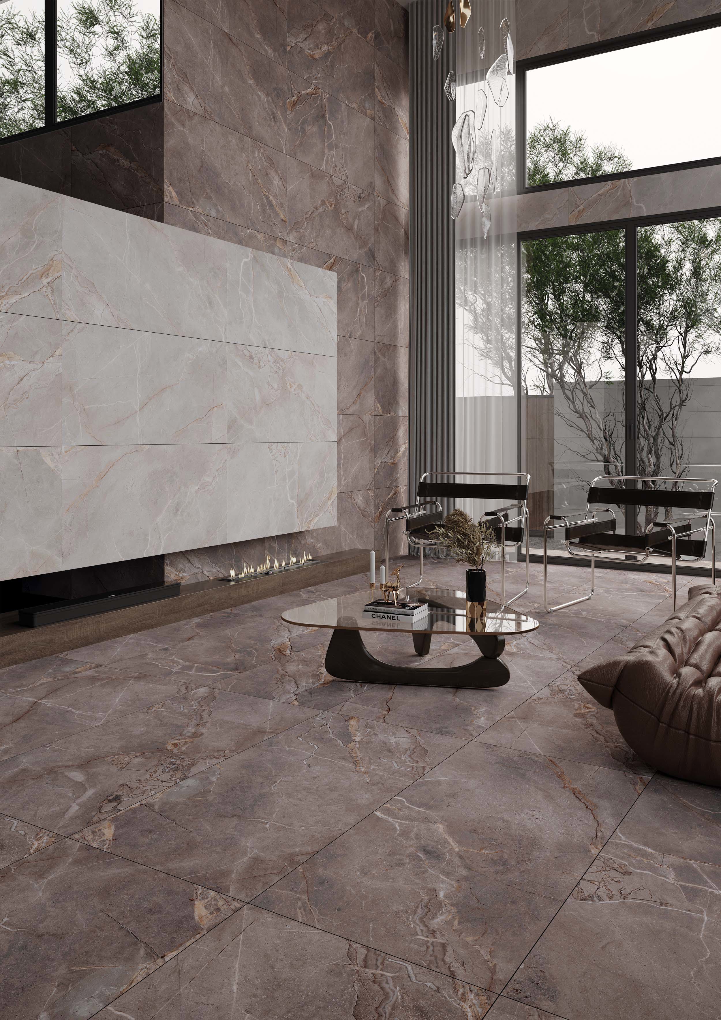 Изображение товара Керамогранит Madran VANILLIA матовый 60x120 см серый для стен и пола