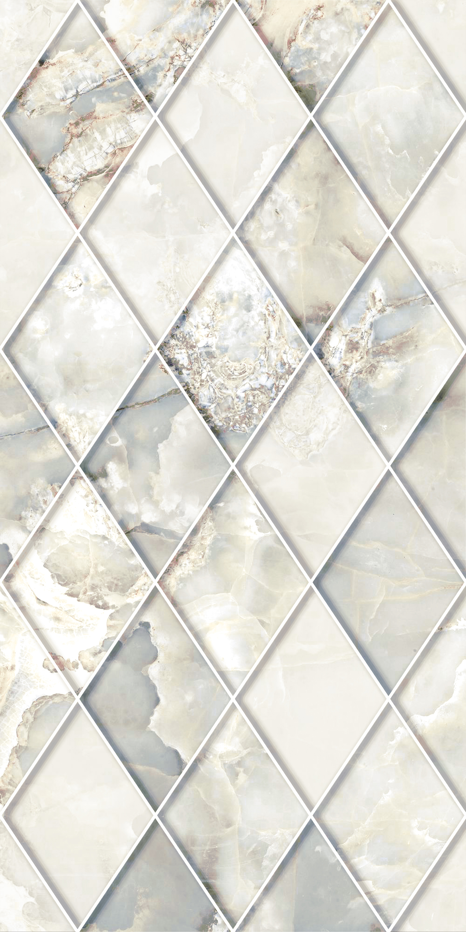 Изображение товара Керамическая плитка Eurotile Selesta 25x50см серый/серебристый для стен