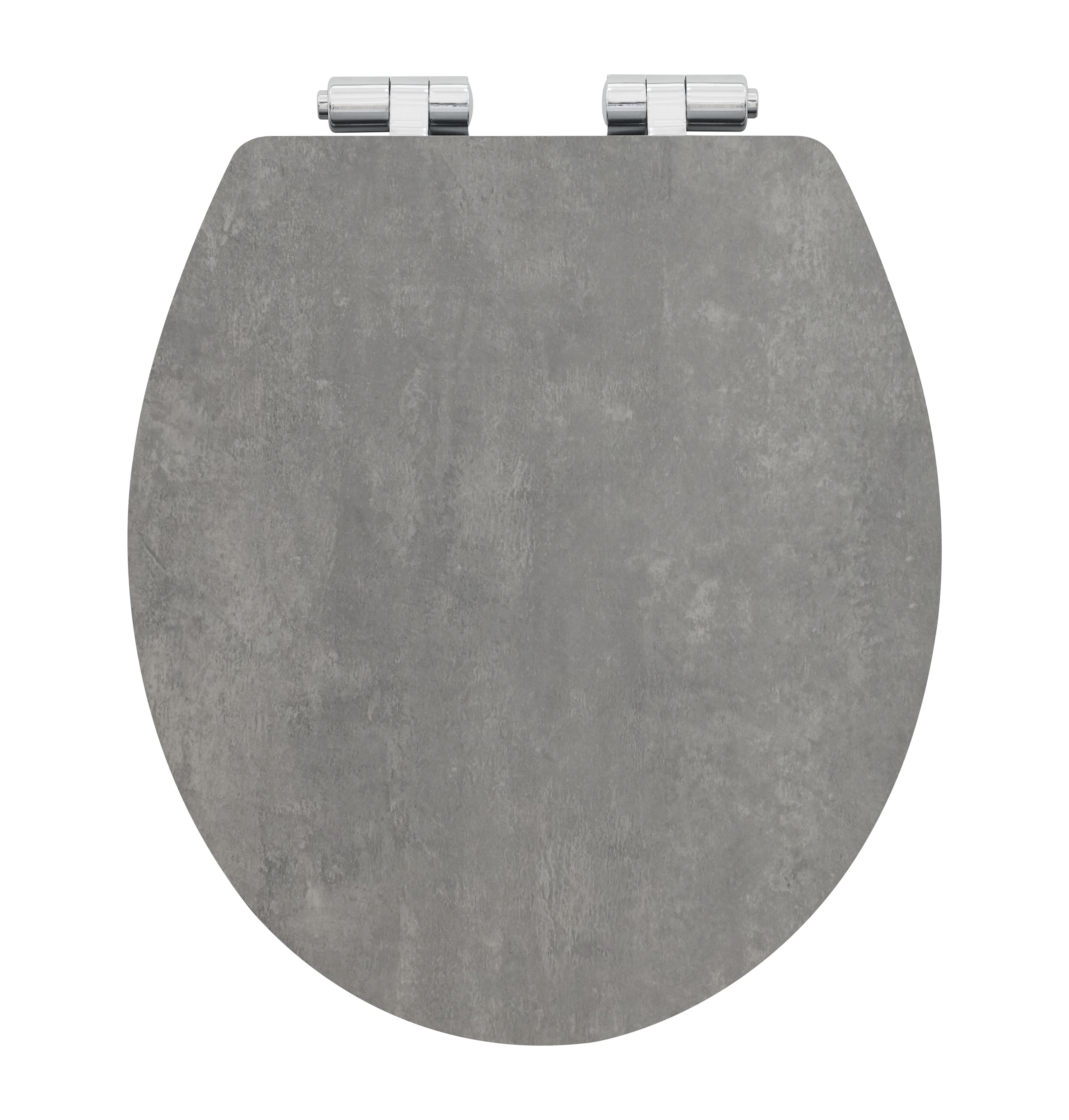 Изображение товара Сиденье для унитаза Konsensa Терни с микролифтом цвет темный бетон