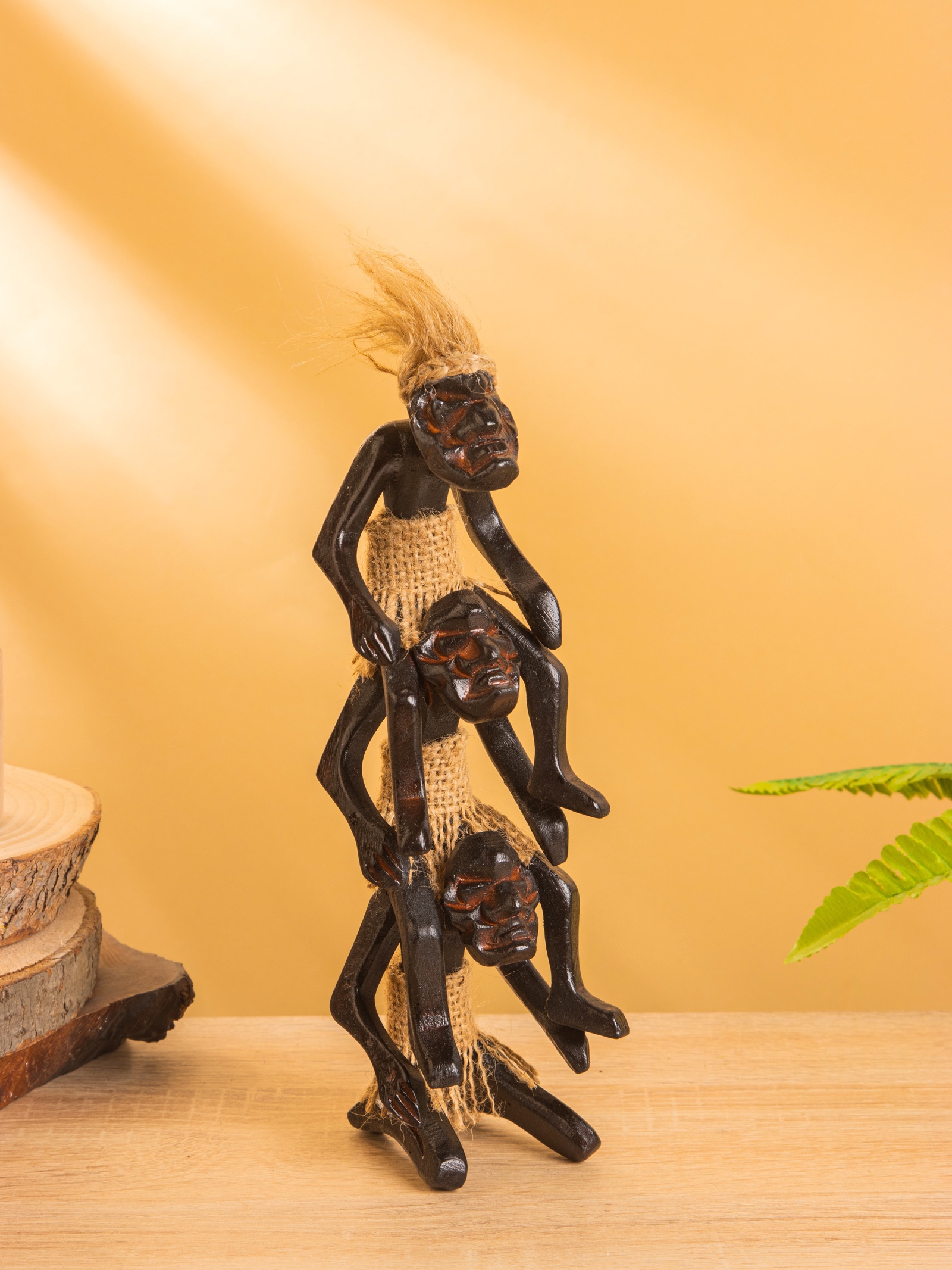 Изображение товара СИМА-ЛЕНД Башня из аборигенов — декоративная деревянная фигура, 7х8х24 см