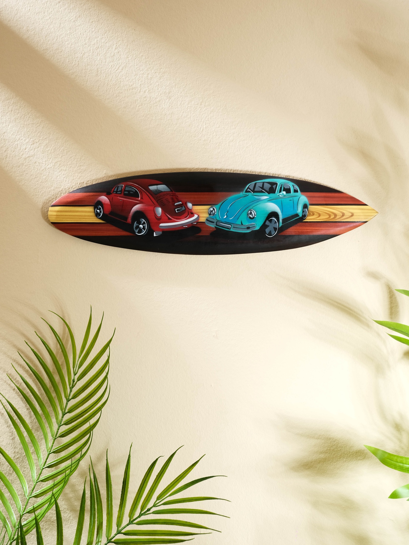 Изображение товара Панно Сима-ленд "Доска для сёрфа" Два жука 40х11 см