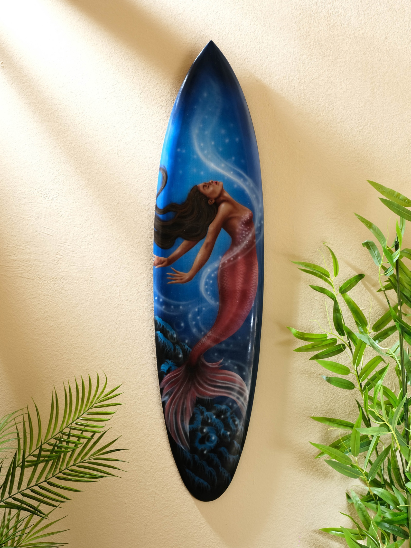 Изображение товара Панно СИМА-ЛЕНД Русалка Доска для сёрфа 100×24 см