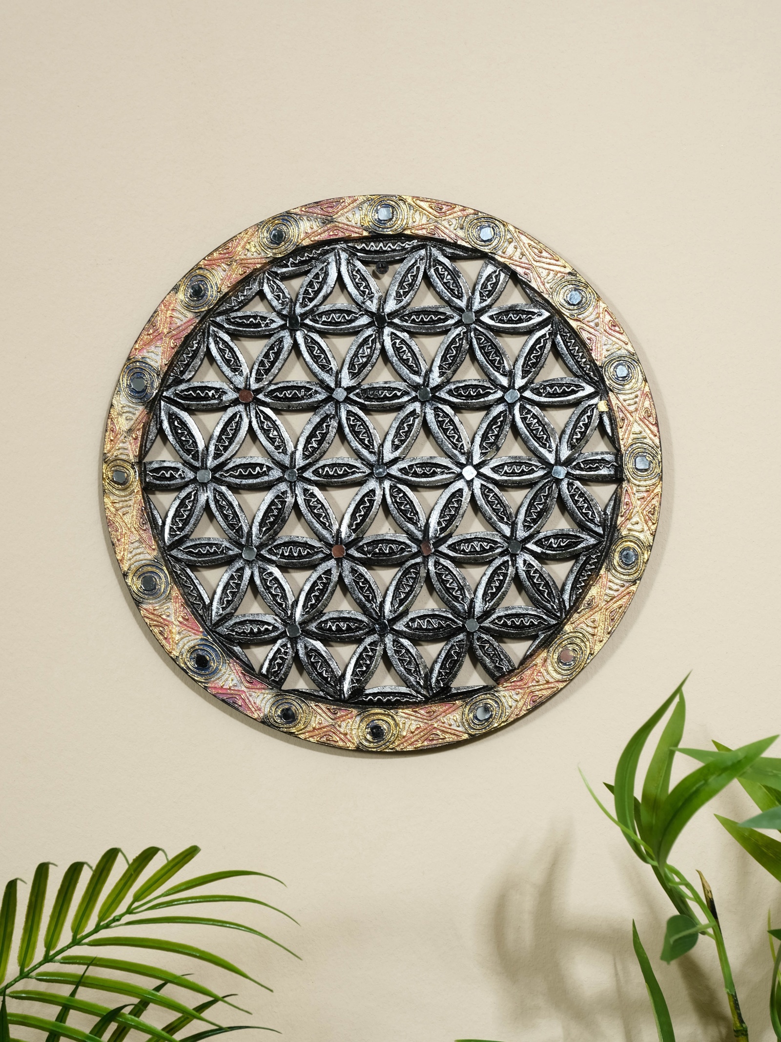 Изображение товара Панно резное МДФ «Цветы» 30×30×0,6 см, СИМА-ЛЕНД