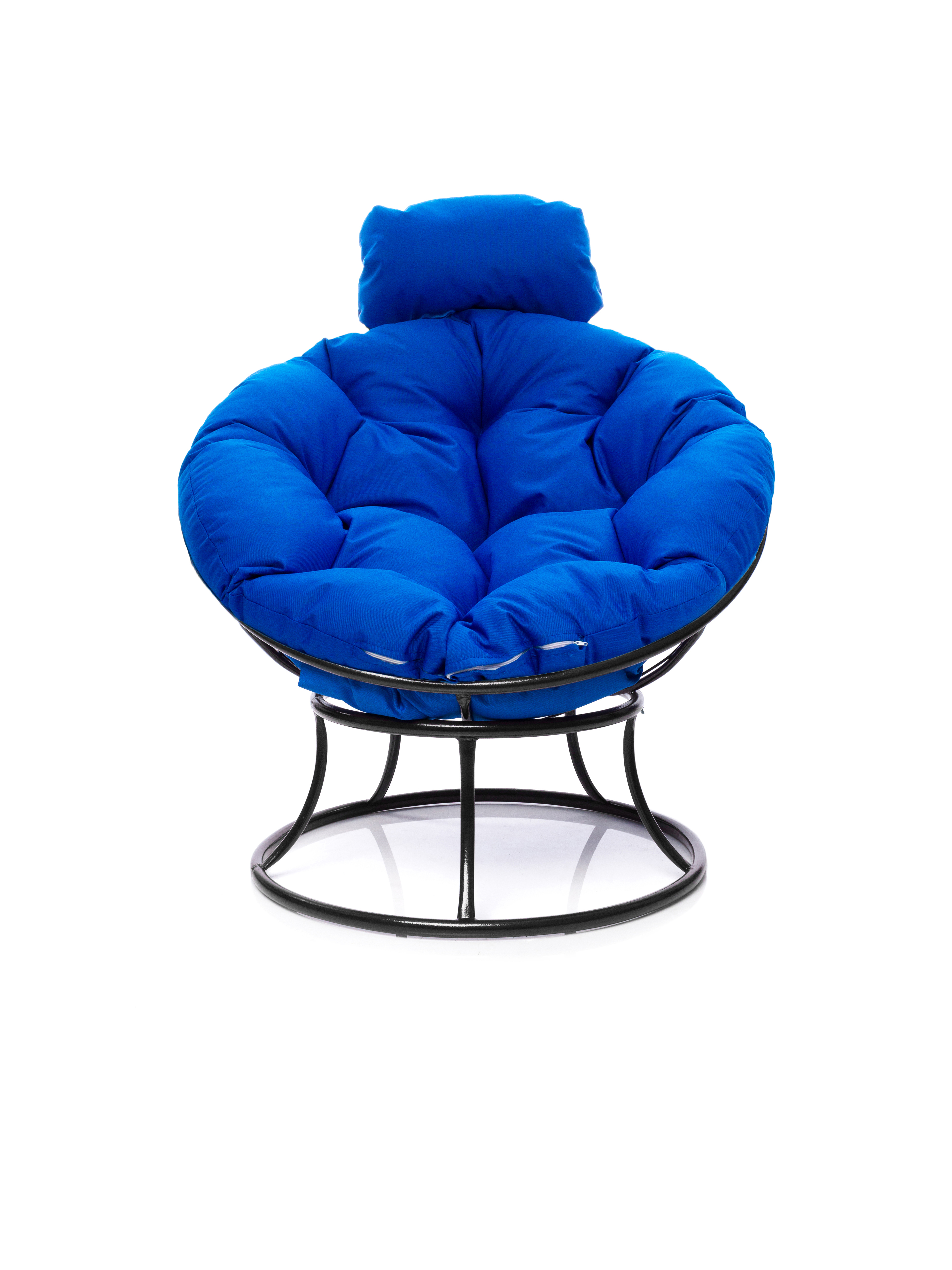 Изображение товара Кресло садовое М-Групп Папасан мини с подушкой Черный Россия