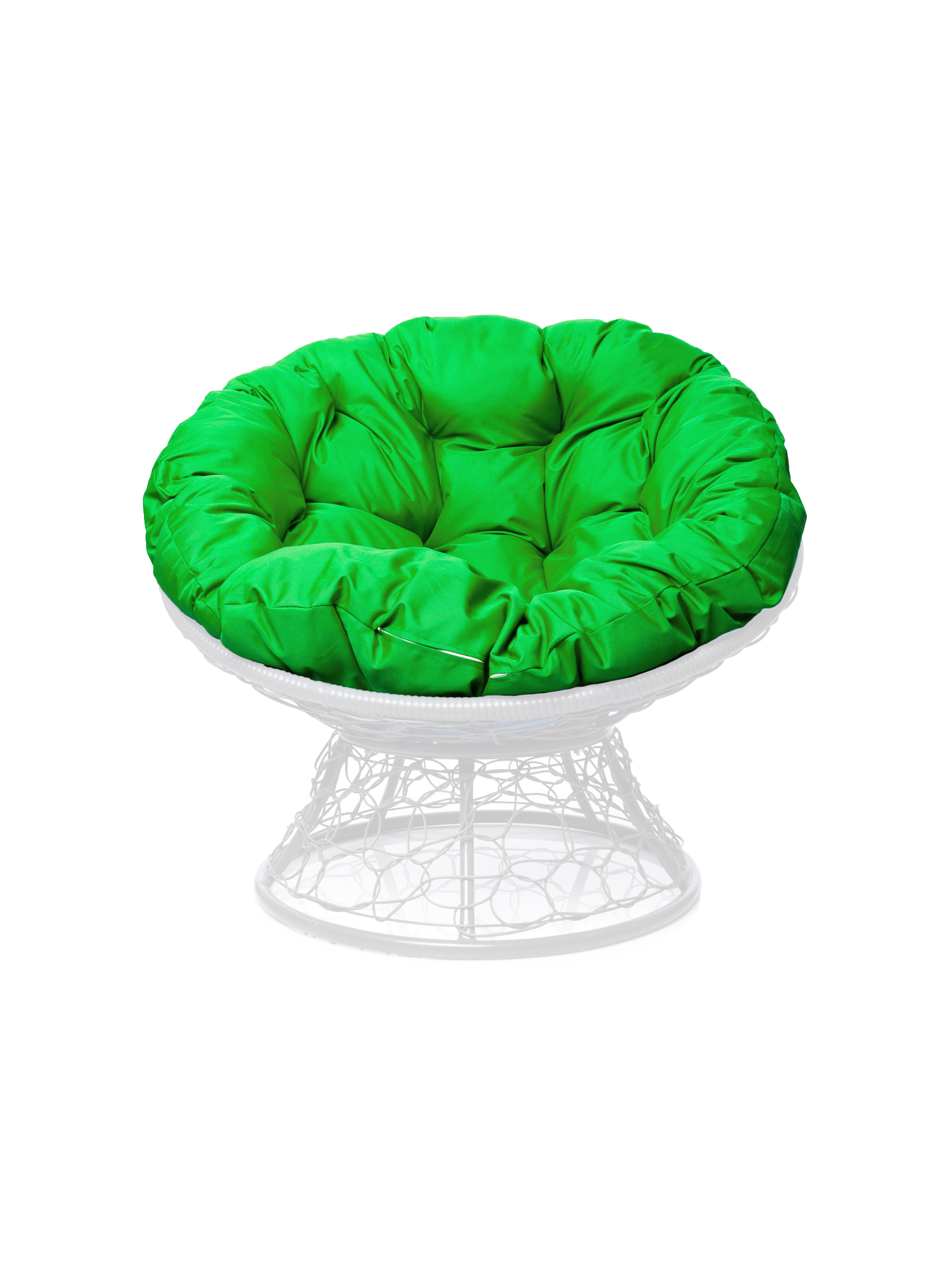 Изображение товара Кресло садовое Папасан из ротанга с металлокаркасом для террасы и сада