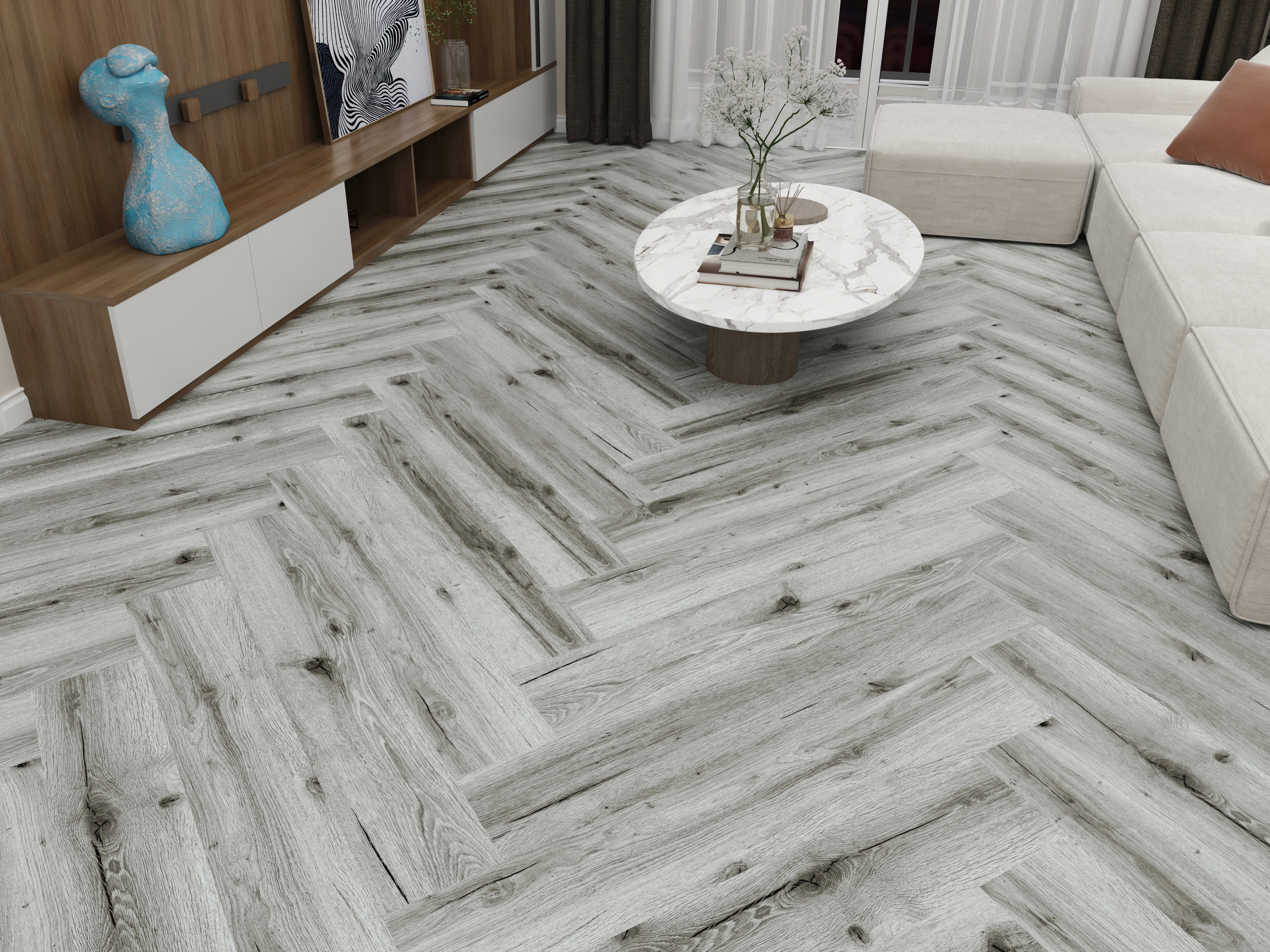 Изображение товара SPC плитка Stepton Nordic Light 102 Клен Ледяной 43 класс толщина 5.50 мм 1.269 м², цена за упаковку