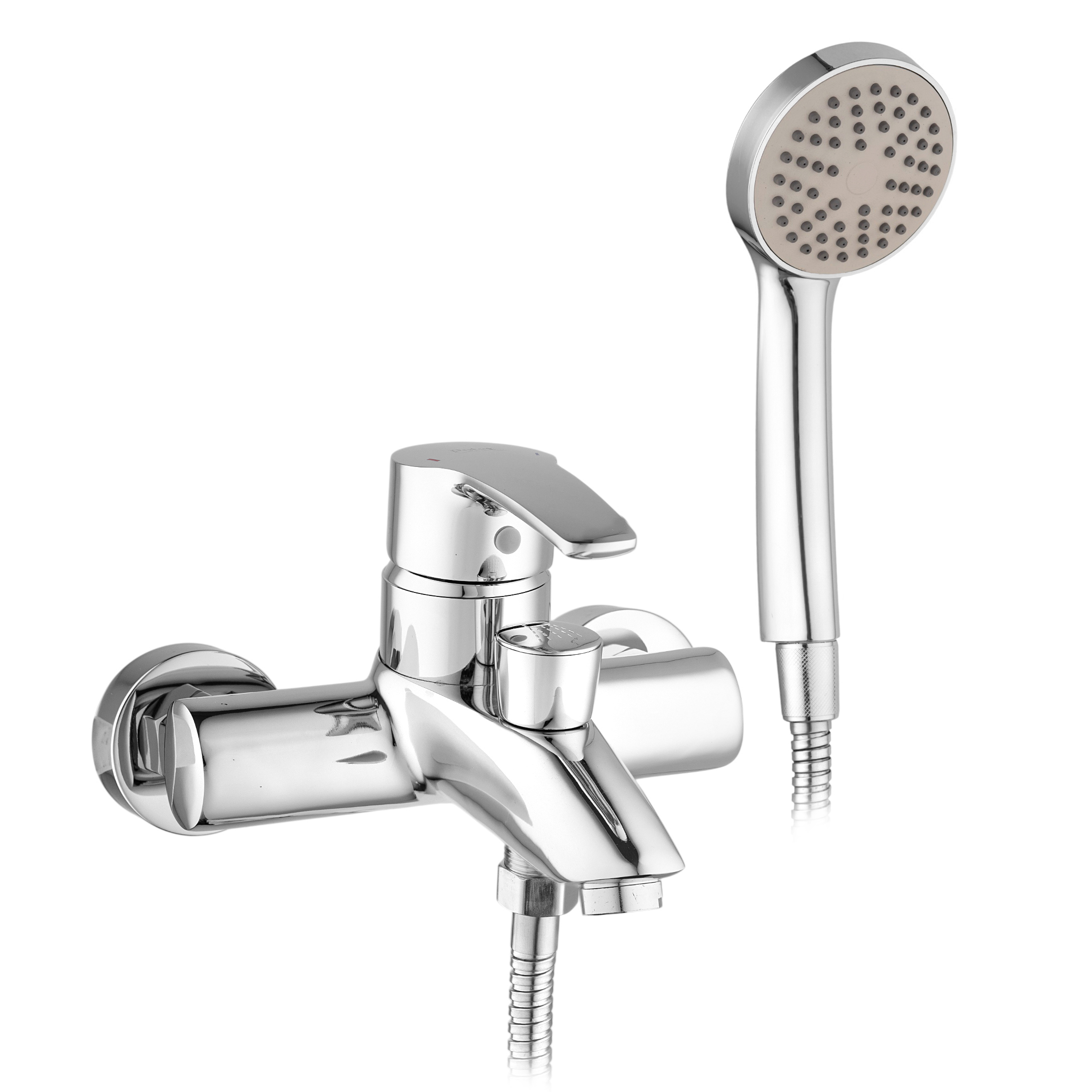 Изображение товара Смеситель для ванны Potato P3008 однорычажный с душевой лейкой хром