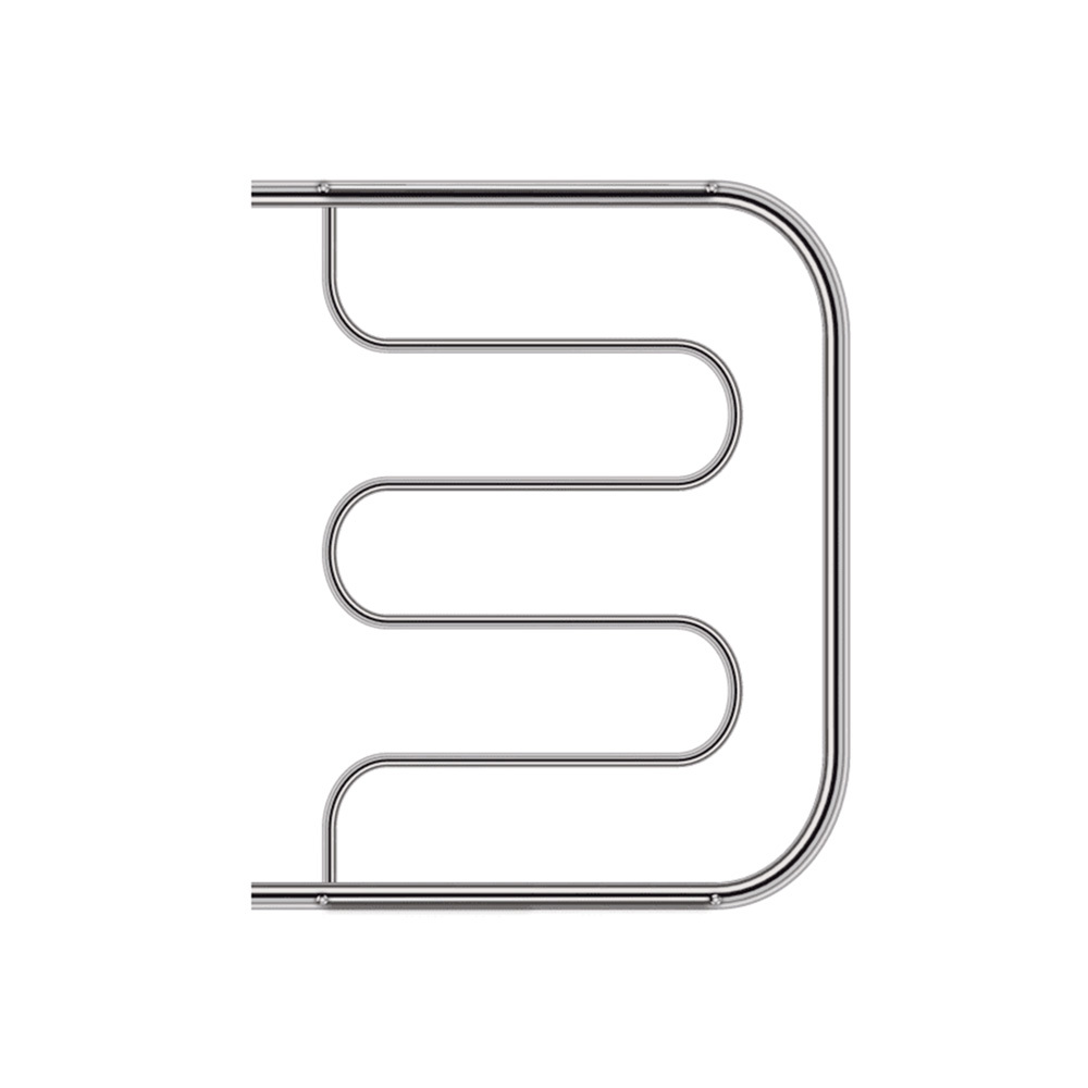 Изображение товара Водяной S-образный полотенцесушитель Primoclima Astra Ф 60x50 см из нержавеющей стали