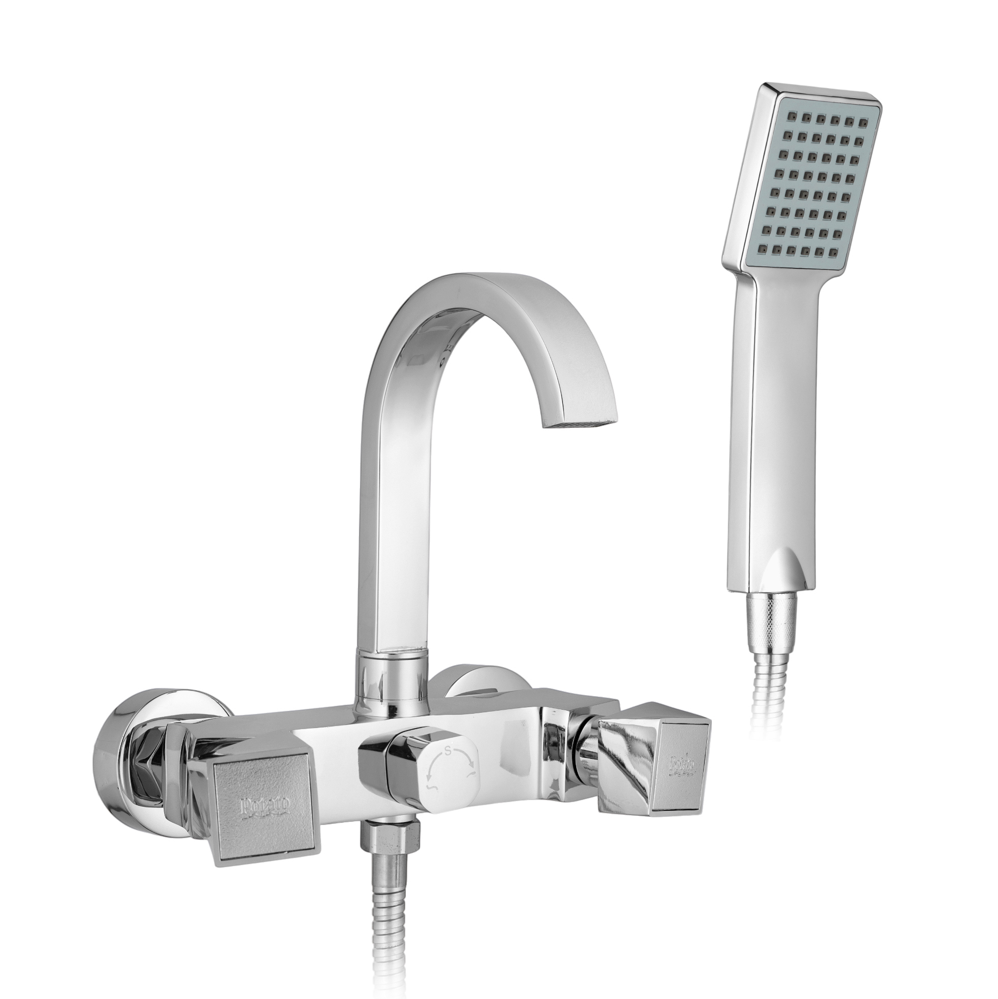 Изображение товара Смеситель для ванны Potato P3076 цвет хром