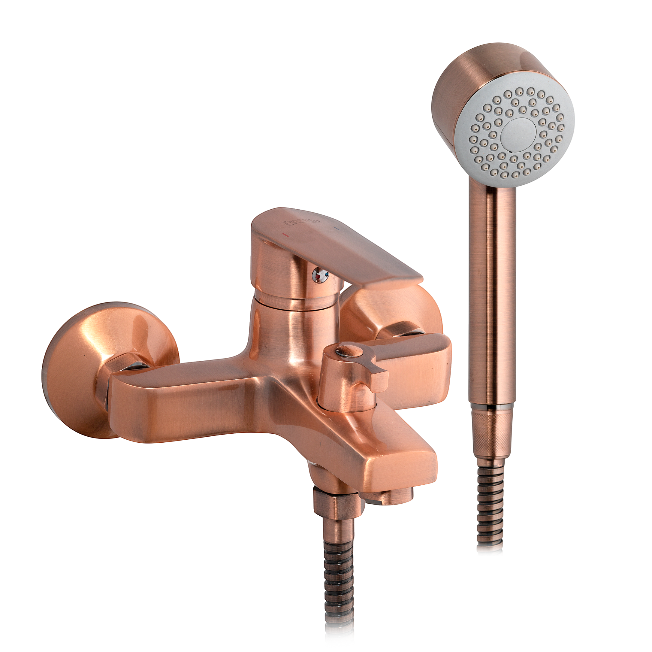 Изображение товара Смеситель для ванны Potato P30227-3 однорычажный с душевой лейкой медный