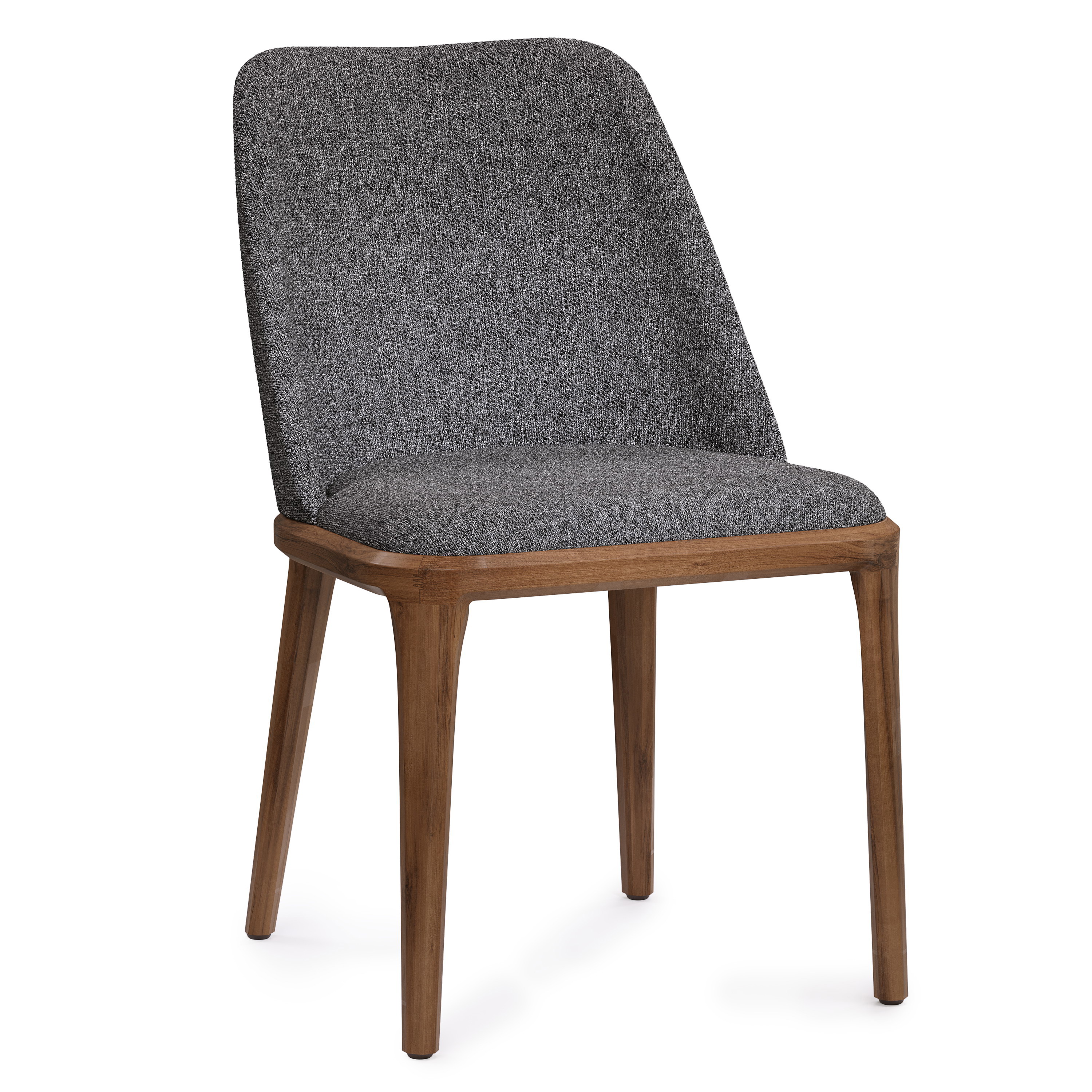 Изображение товара Стул Alsav Bruno 52x86x57 см текстиль цвет орех темный/ткань melange-grey Изображение товара Стул Alsav Bruno 52x86x57 см текстиль цвет орех темный/ткань melange-grey