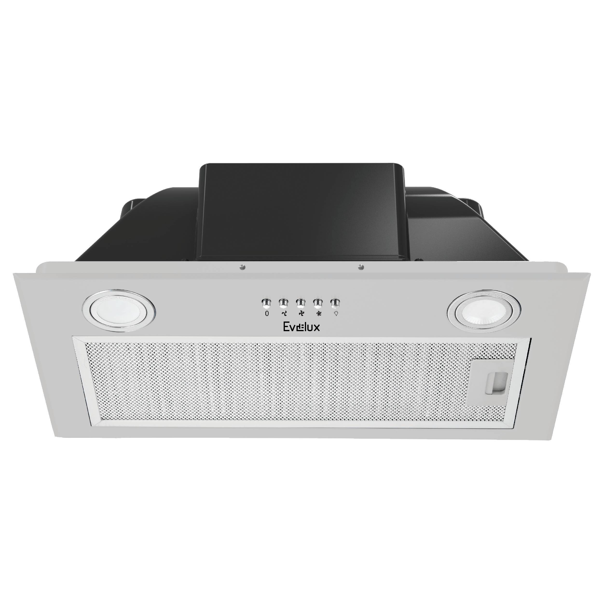 Изображение товара Встраиваемая вытяжка Evelux Margit 60 W 52.5 см белый мощность 750 м³/ч