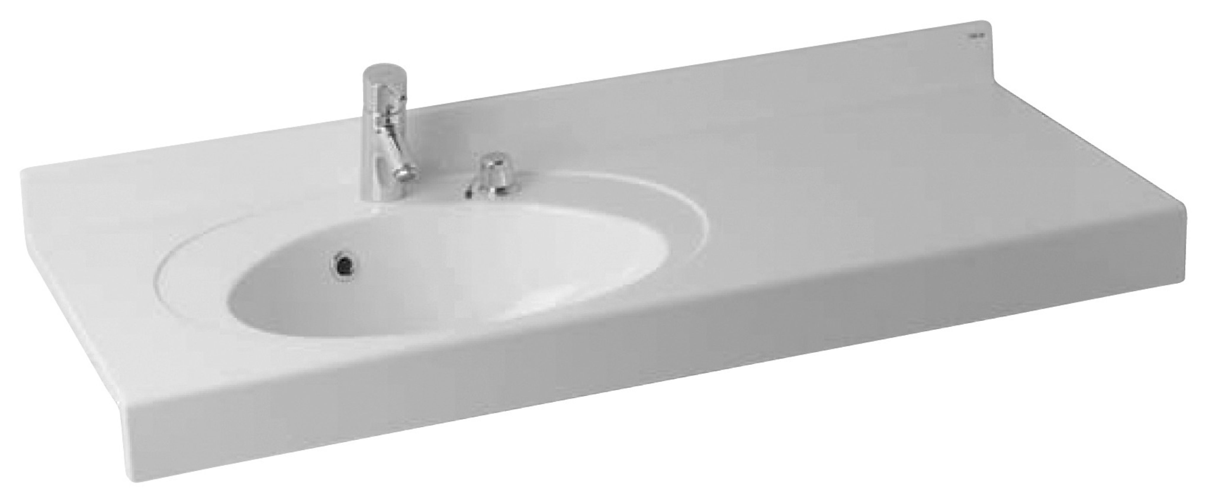 Изображение товара Раковина Aquaton Отель 120 см левая цвет белый