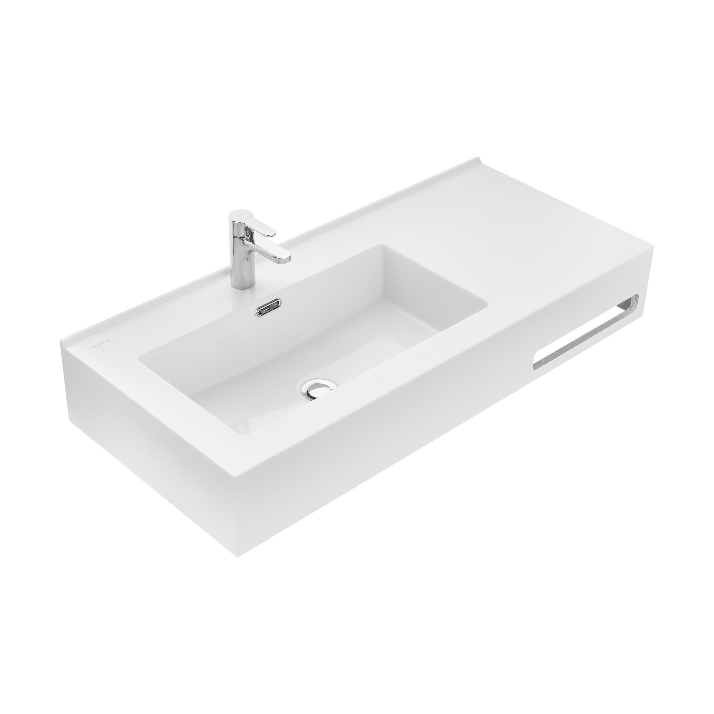 Изображение товара Раковина Aquaton Квадро 100x45 см левая