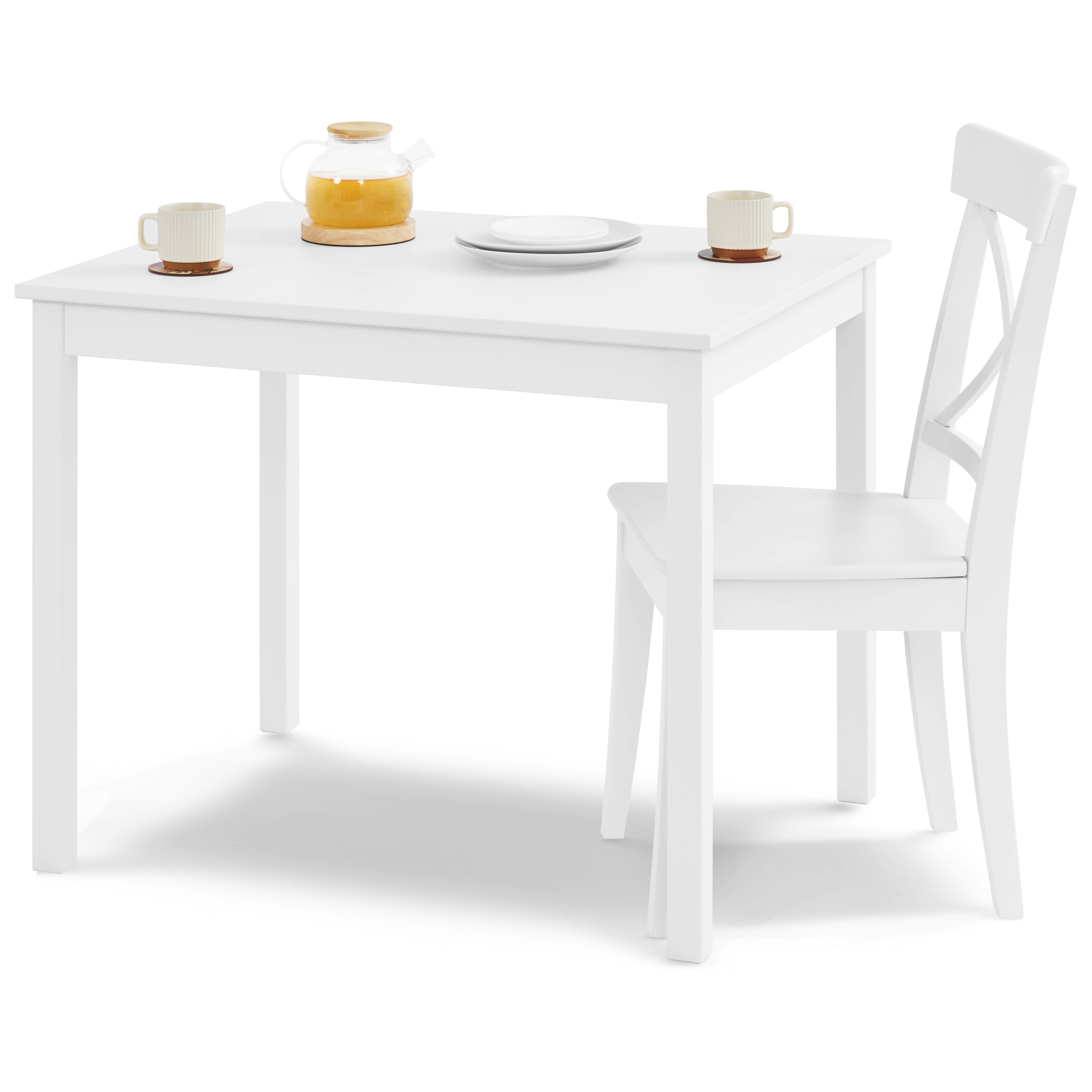 Изображение товара Стол прямоугольный Лузалес 70x90 см дерево цвет белый