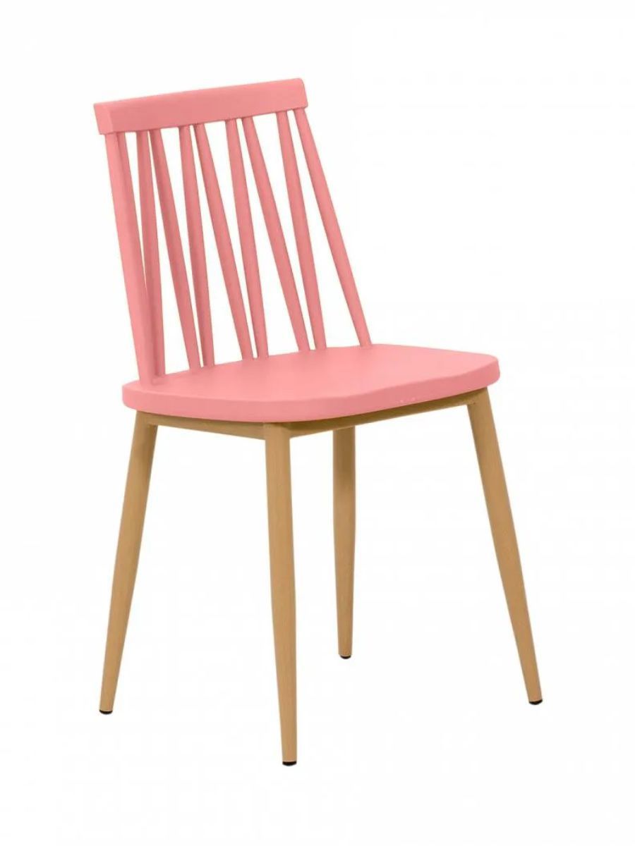 Изображение товара Стул Огого обстановочка! Zig Zag_Розовый 81x46x43 см пластик цвет розовое облако