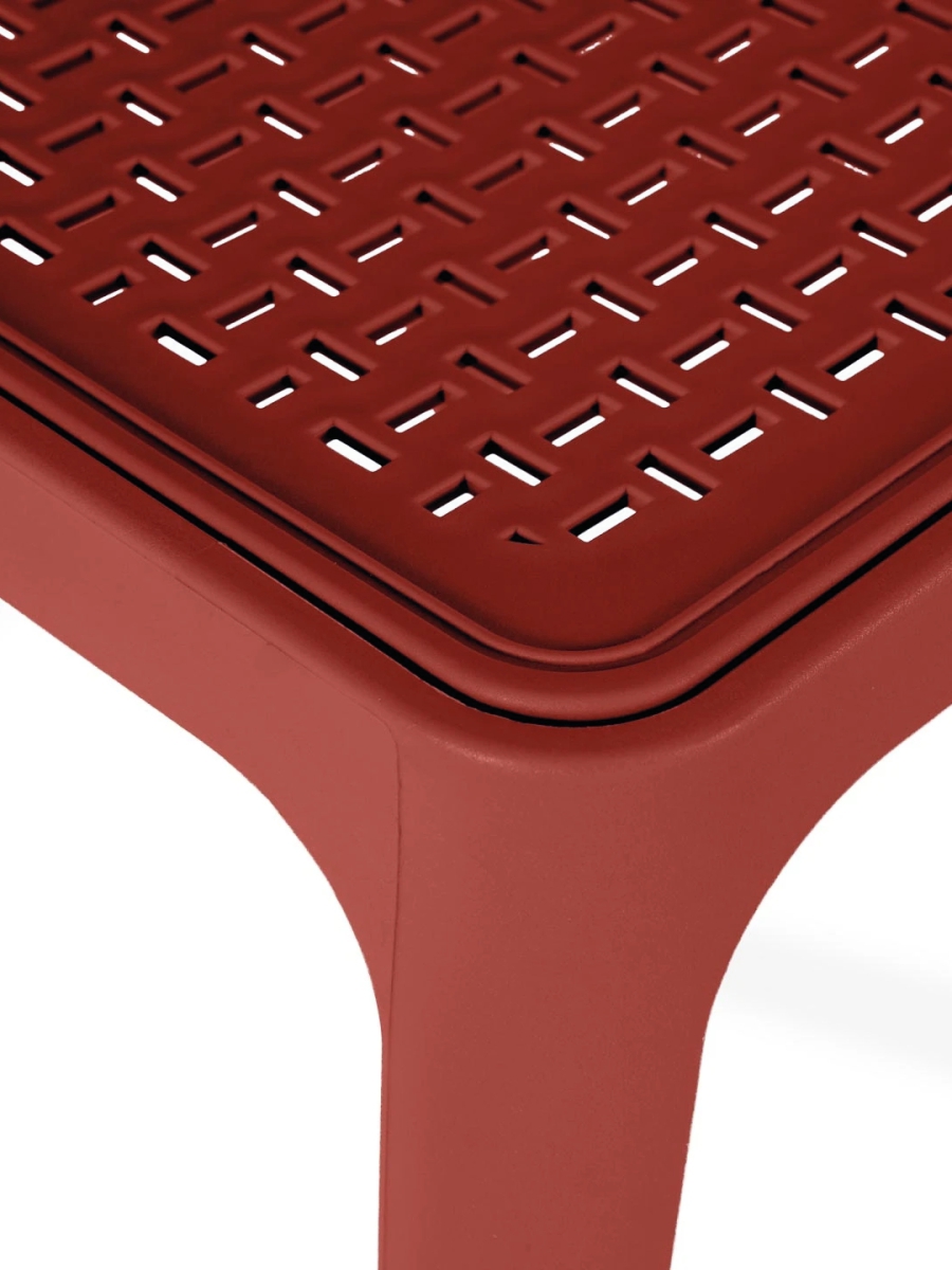 Изображение товара Стул Огого обстановочка 8061_krb - 4 шт. Красный 38x79x51 см пластик цвет красно-коричневый
