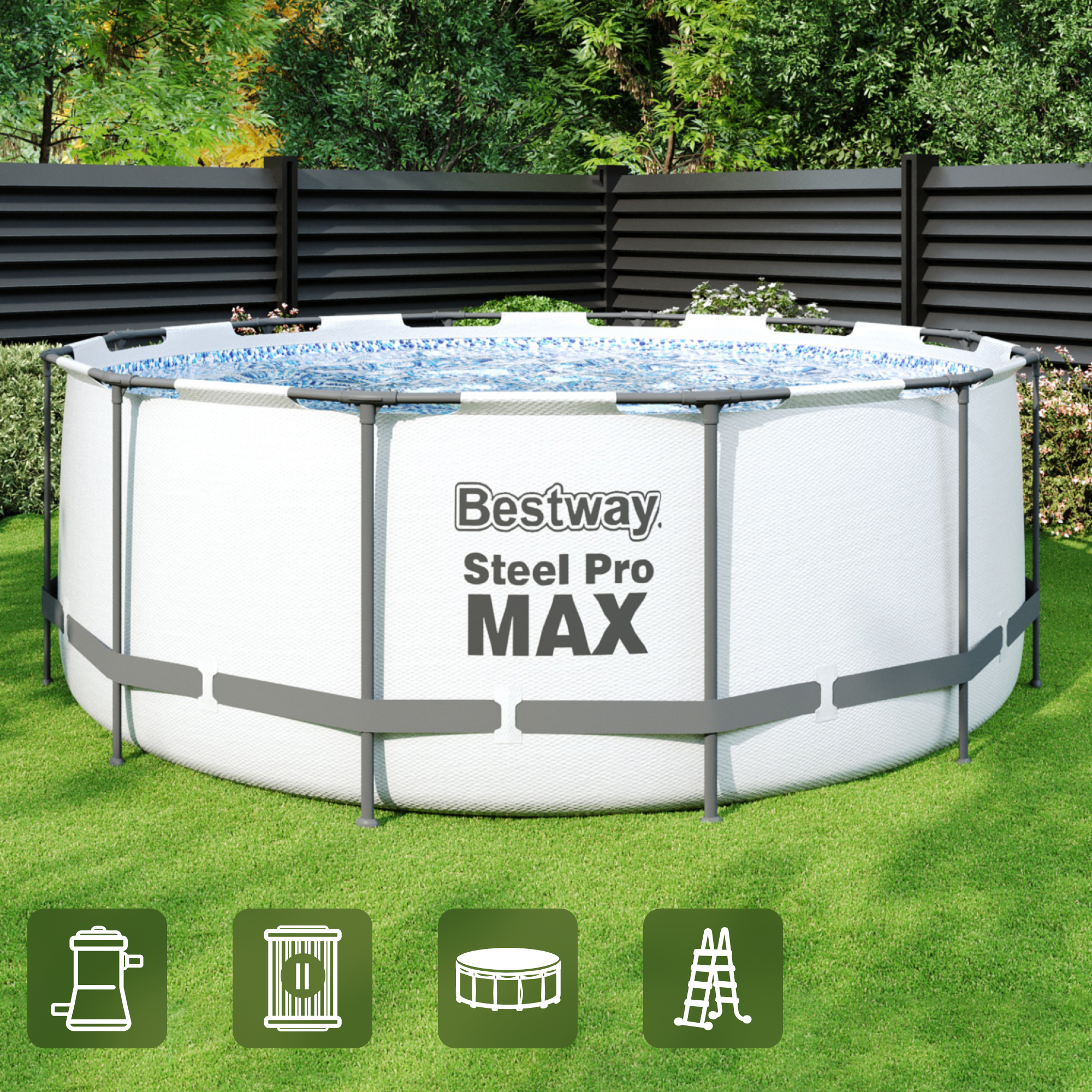 Бассейн каркасный Bestway 56420 BW 366x122 см