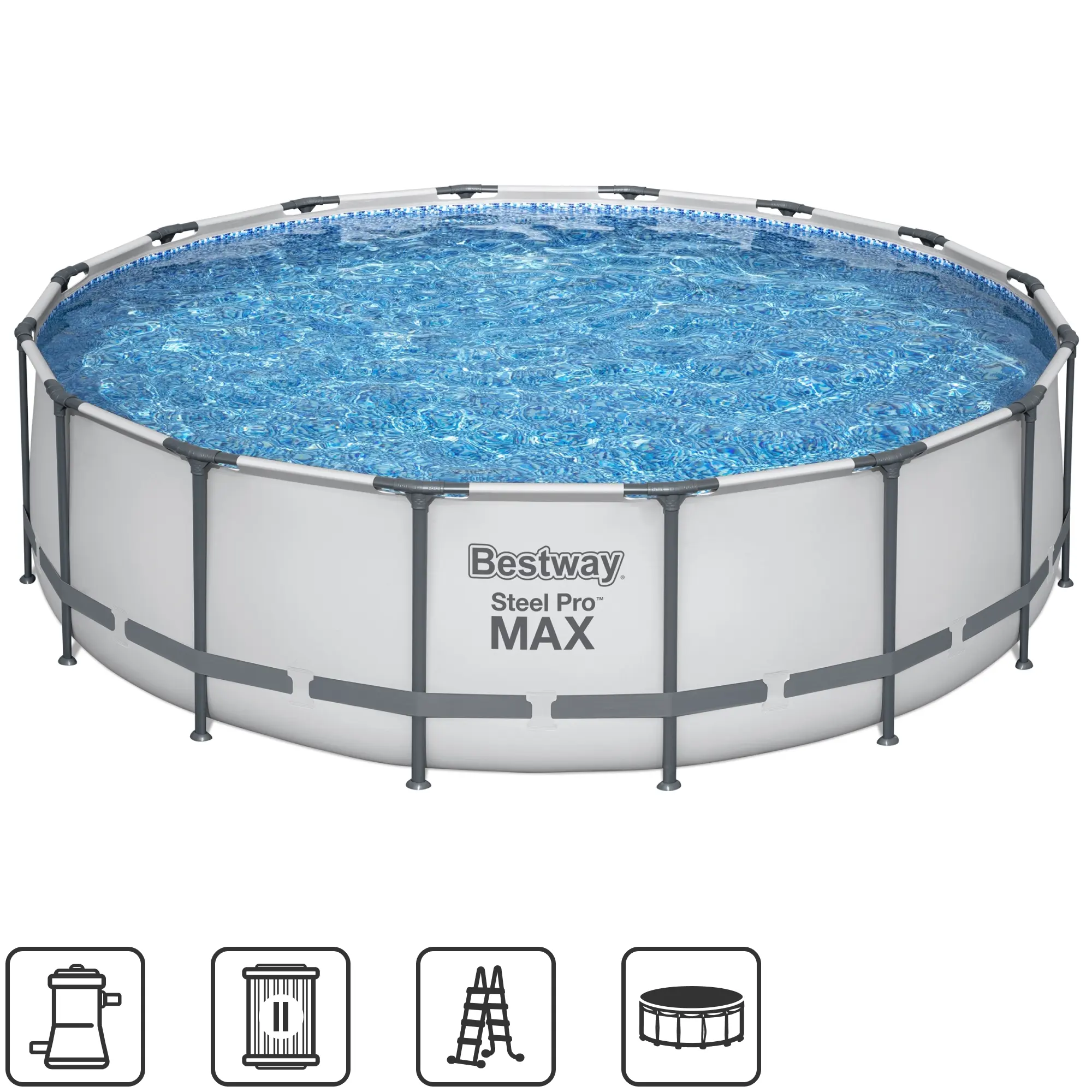 Каркасный бассейн Bestway 5612Z BW 488x122 см - 3