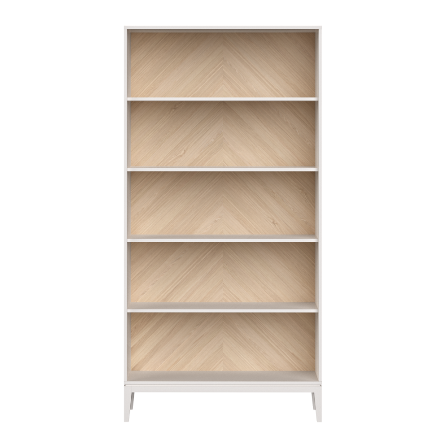 Изображение товара Стеллаж с полками Ellipse furniture Fjord L 100x200x36 см МДФ цвет белый