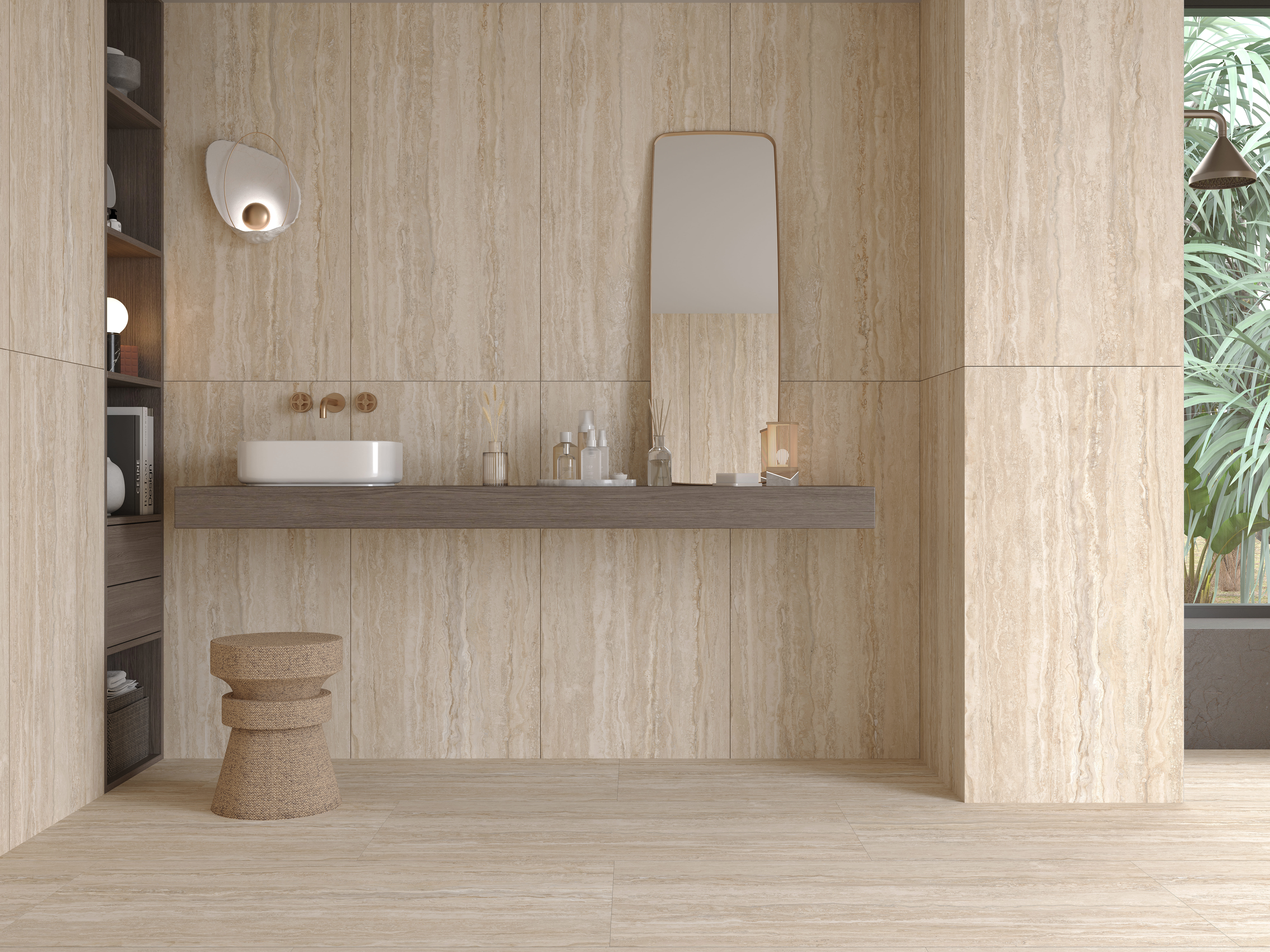 Изображение товара Керамогранит Qua Royal Travertine matt 59.5x119.5 см бежевый