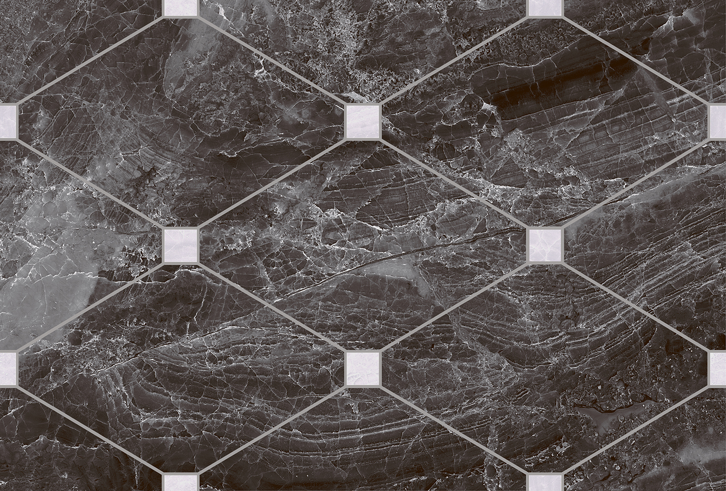Изображение товара Керамическая плитка Eurotile Imany 27x40 см черная для стен ванной