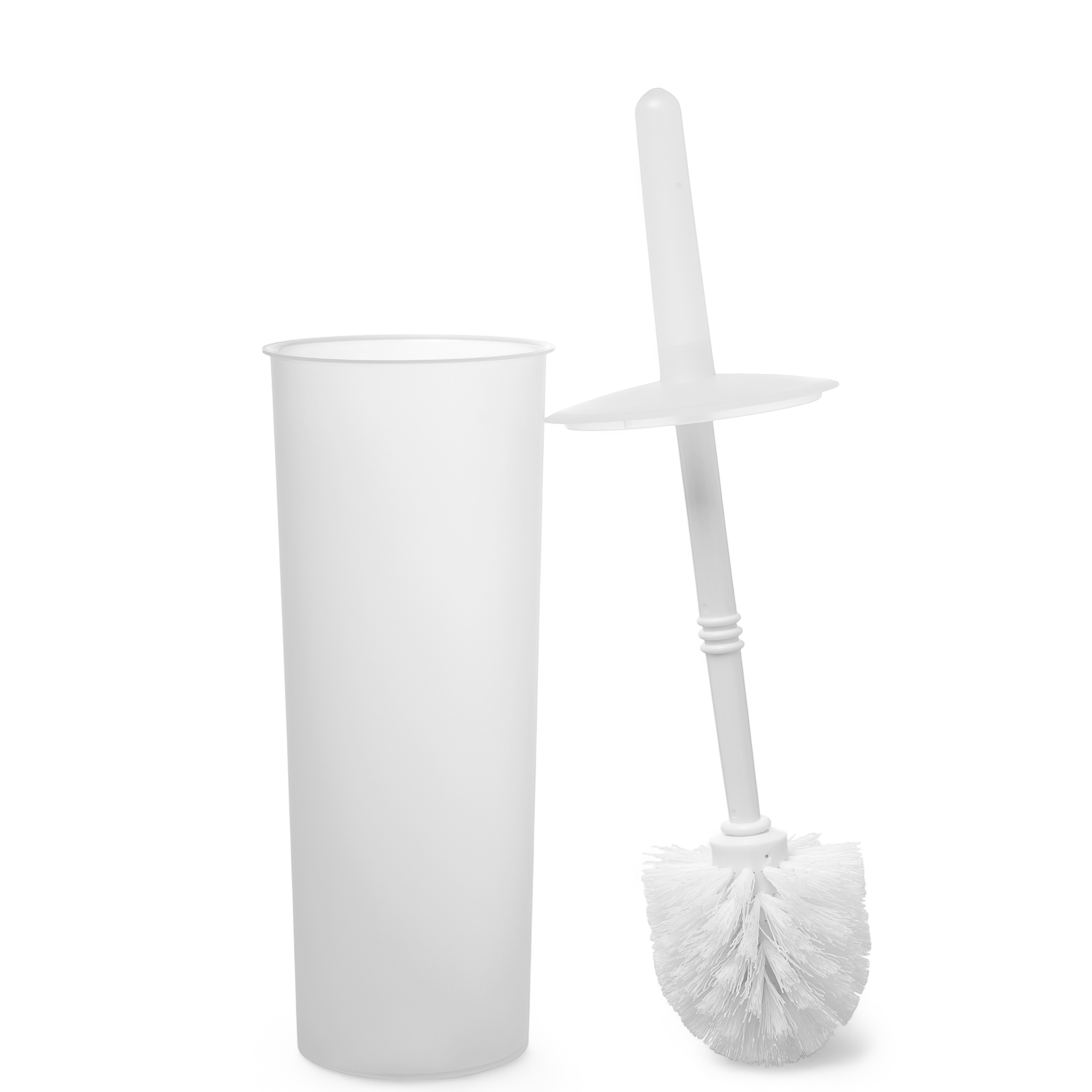 Изображение товара Ершик для унитаза MIAMARK 23020822WH белый матовый напольный с жесткой щетиной