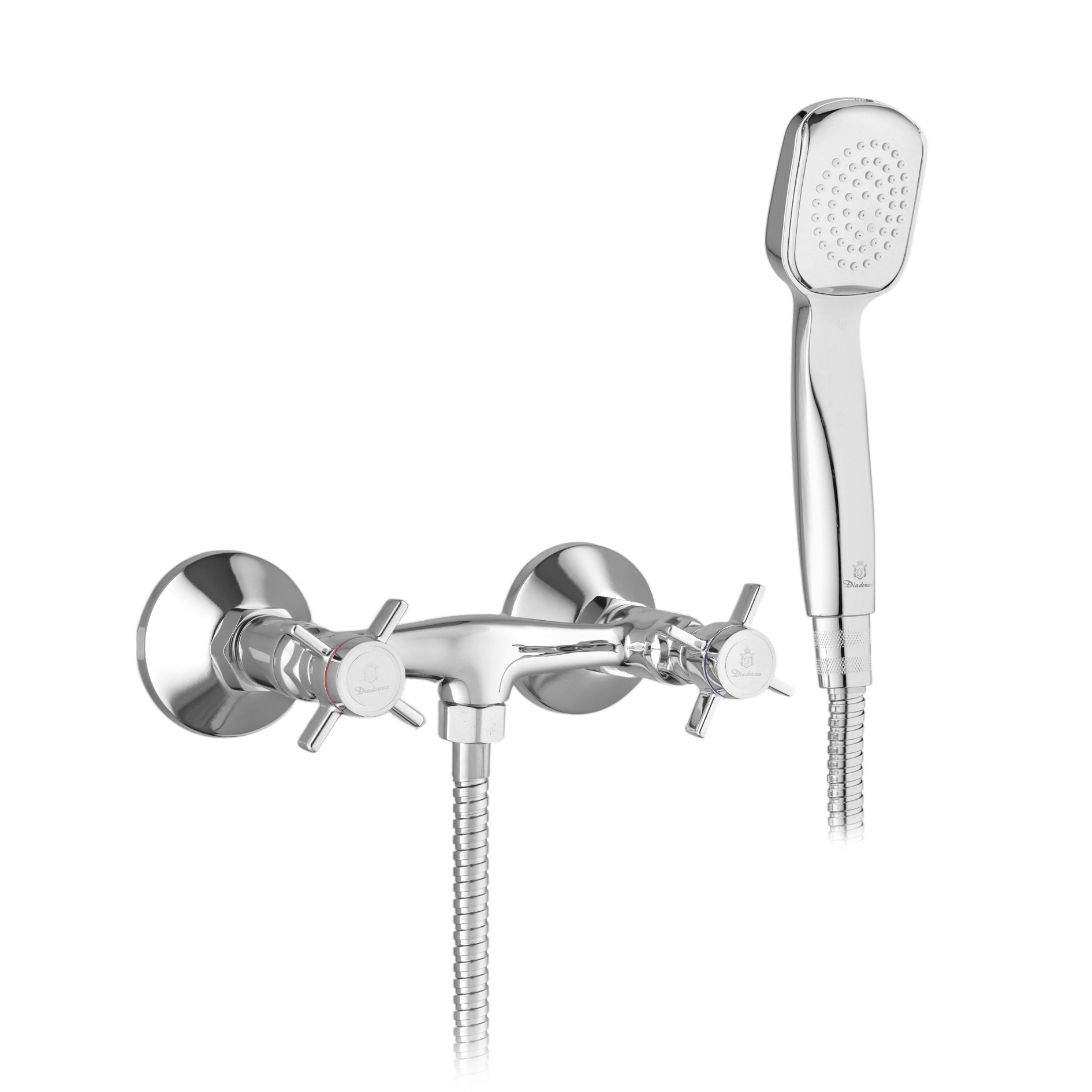 Изображение товара Смеситель для душа Diadonna D80-220352 двухвентильный цвет хром