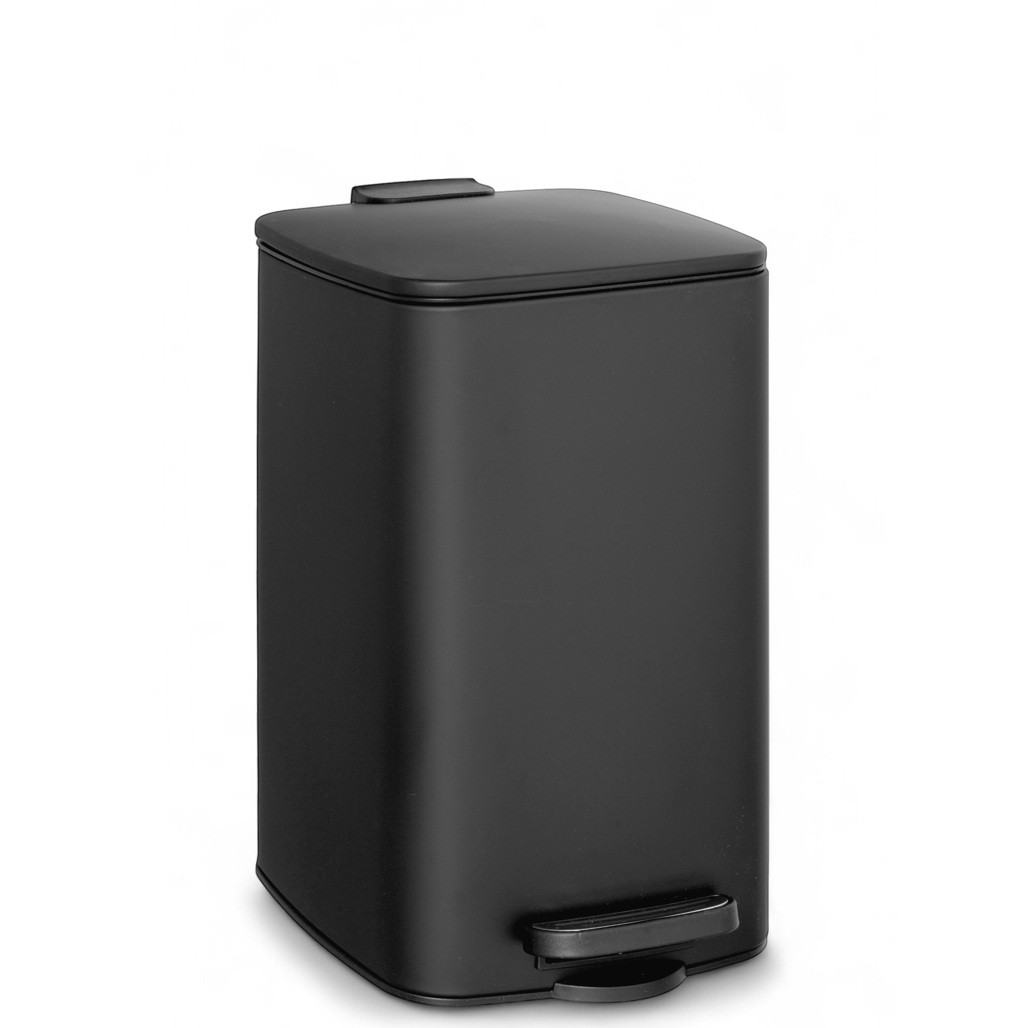 Изображение товара Мусорное ведро с педалью Miamark 8 л нержавеющая сталь черный матовый