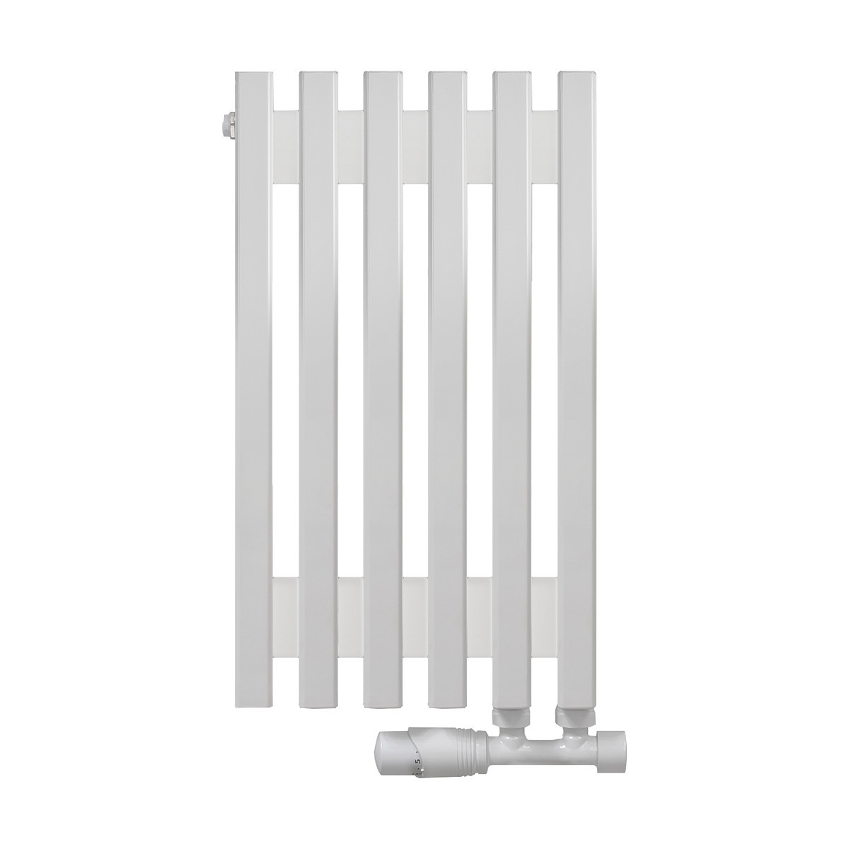 Изображение товара Трубчатый радиатор Arbiola Compact 50/85 6 секций белый вертикальный с нижним правым подключением