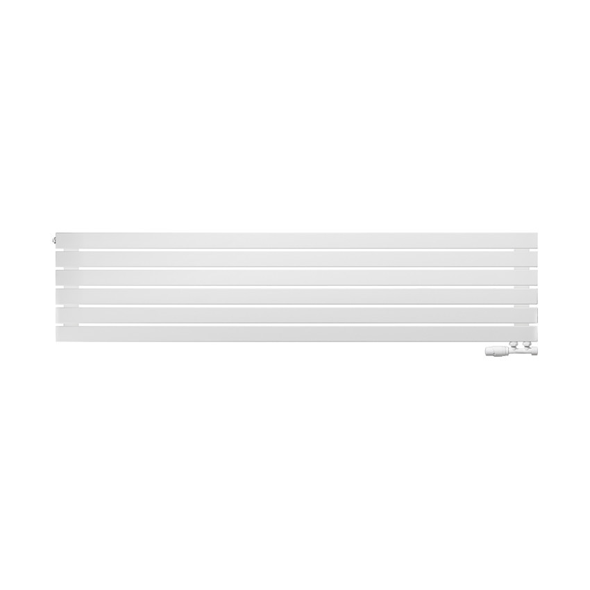 Изображение товара Радиатор трубчатый Arbiola Gorizont Liner 50/55 6 секций нижнее универсальное подключение сталь белый с кронштейном 258372