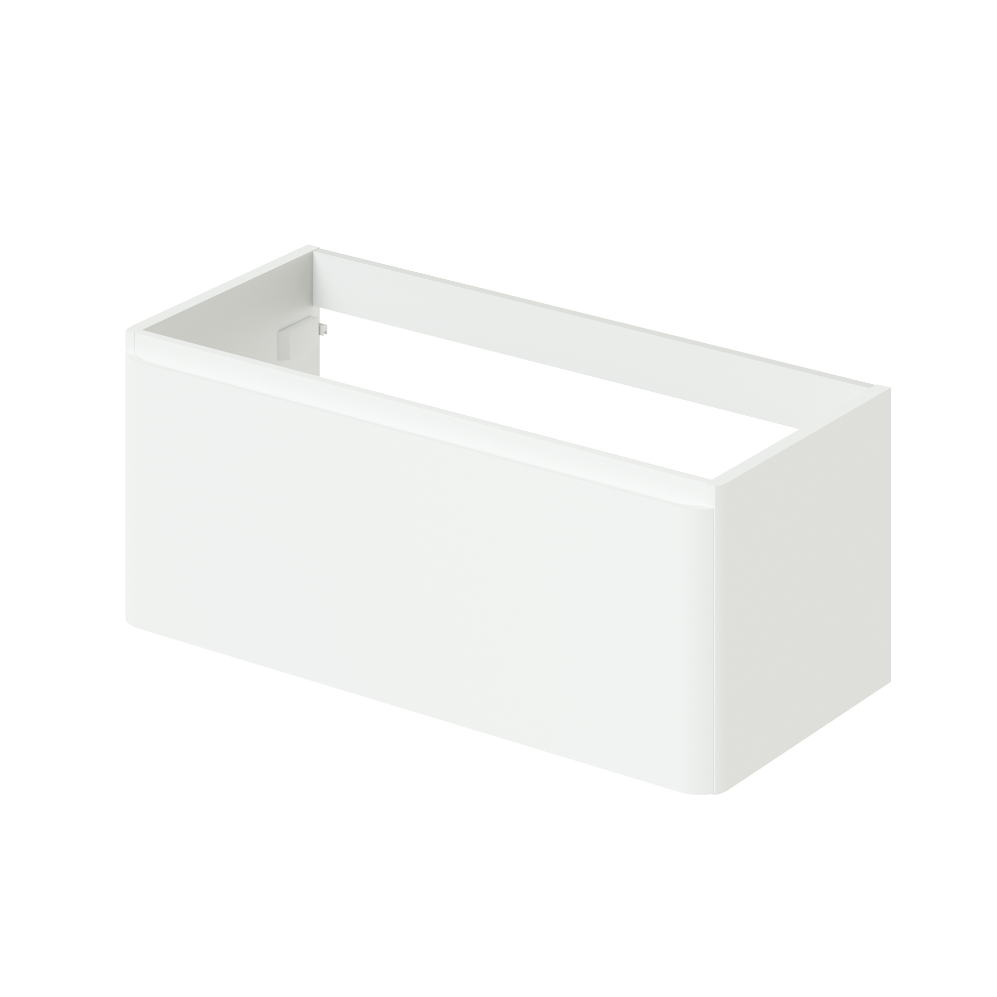 Изображение товара Тумба под раковину Итана Roberto 99.2 см Белый глянец с доводчиком Изображение товара Тумба под раковину Итана Roberto 99.2 см Белый глянец с доводчиком