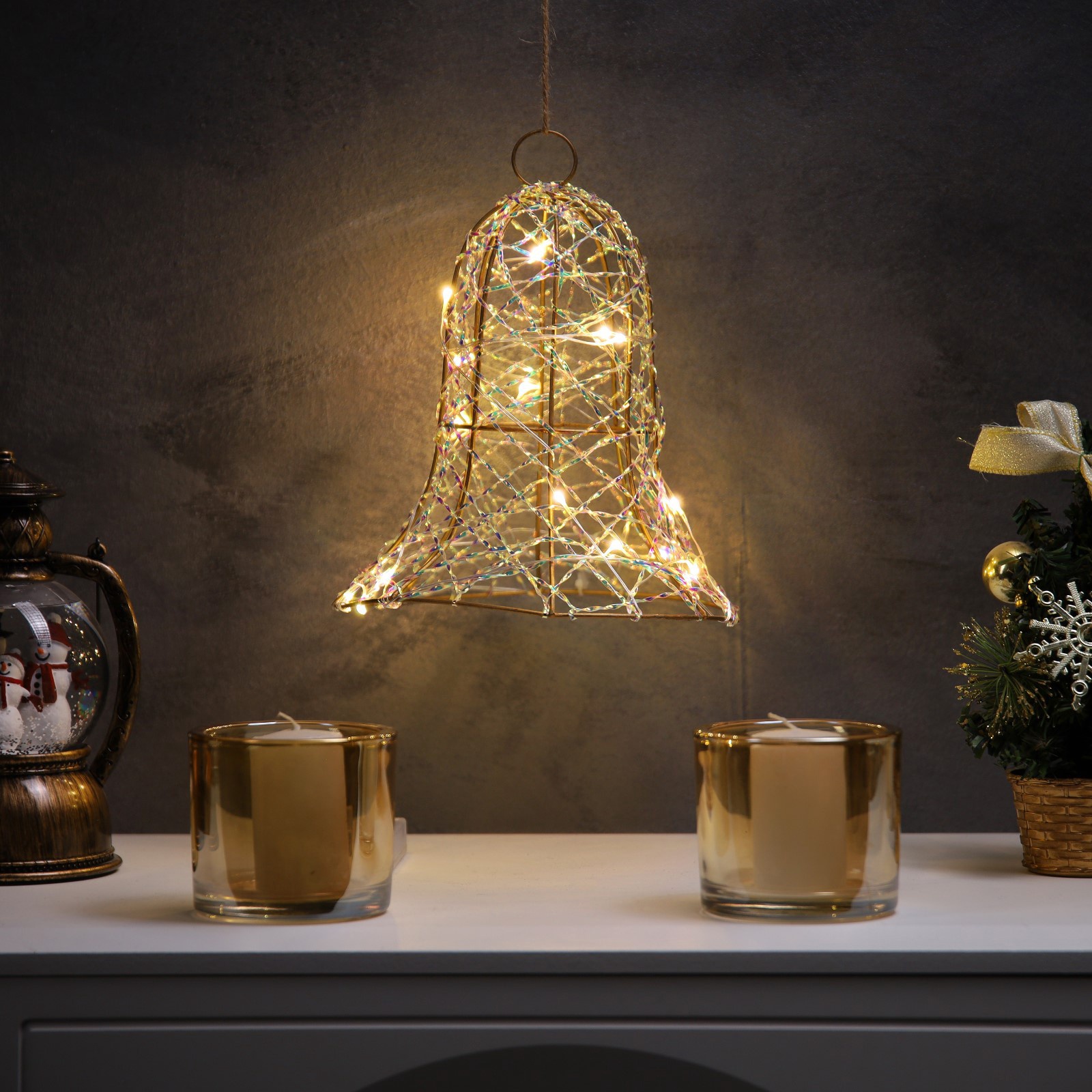 Изображение товара Светящаяся электрическая фигура Luazon Lighting Колокол 10439493