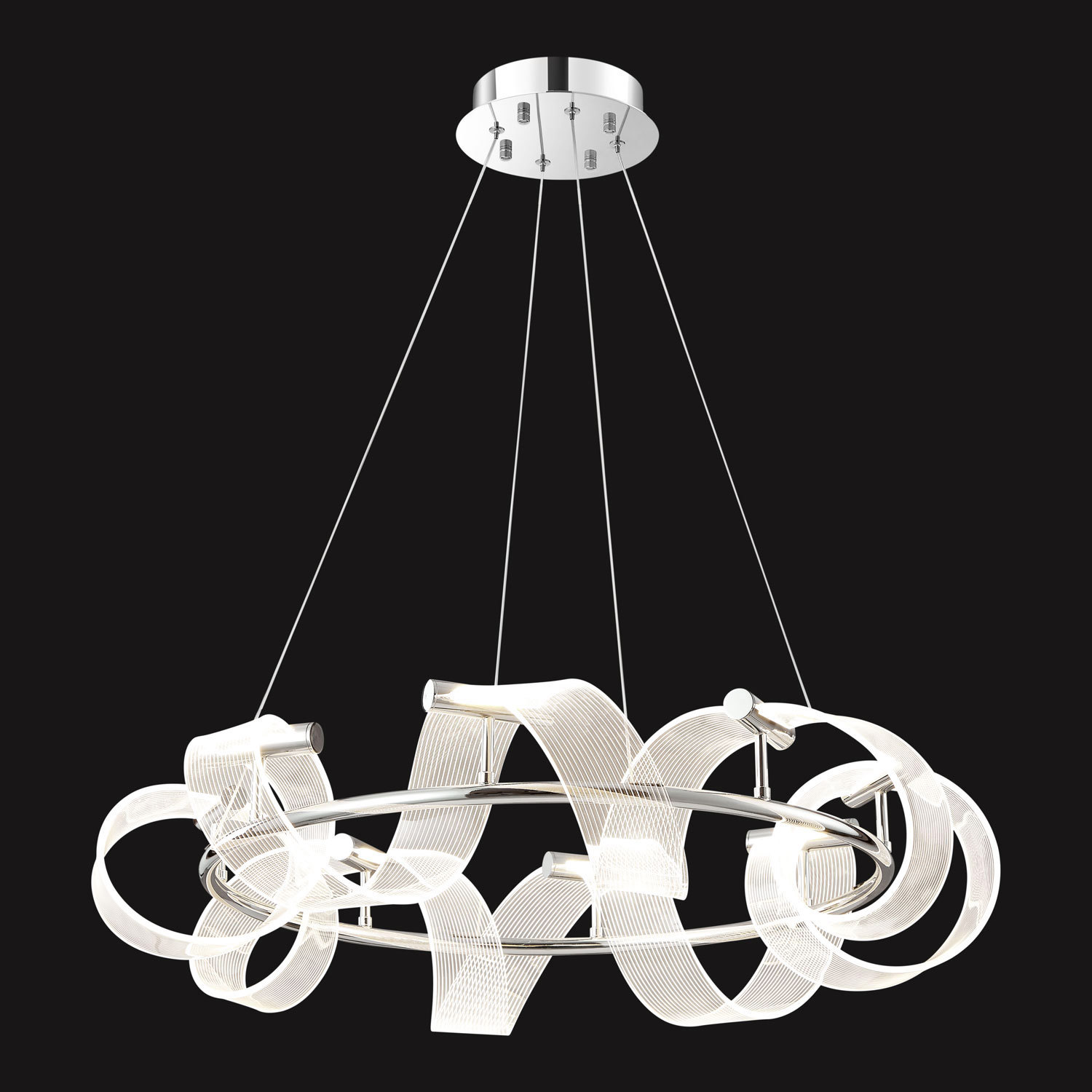 Изображение товара Люстра подвесная Lussole Knox Lsp-7416 8 плафонов современный дизайн