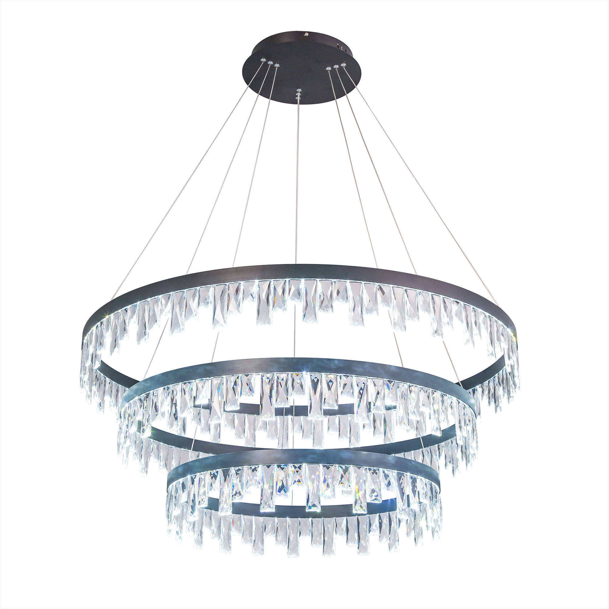 Изображение товара Люстра подвесная Eletto Celeste Nero EL320P120.1 с подсветкой LED