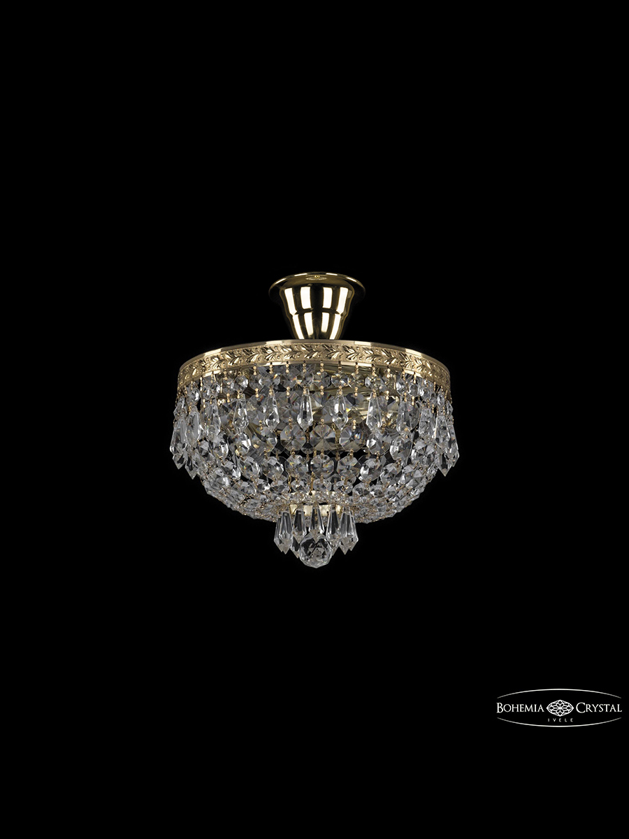 Изображение товара Люстра потолочная светодиодная Bohemia Хрусталь 19271.25iv.g 6 м² нейтральный белый свет цвет золото