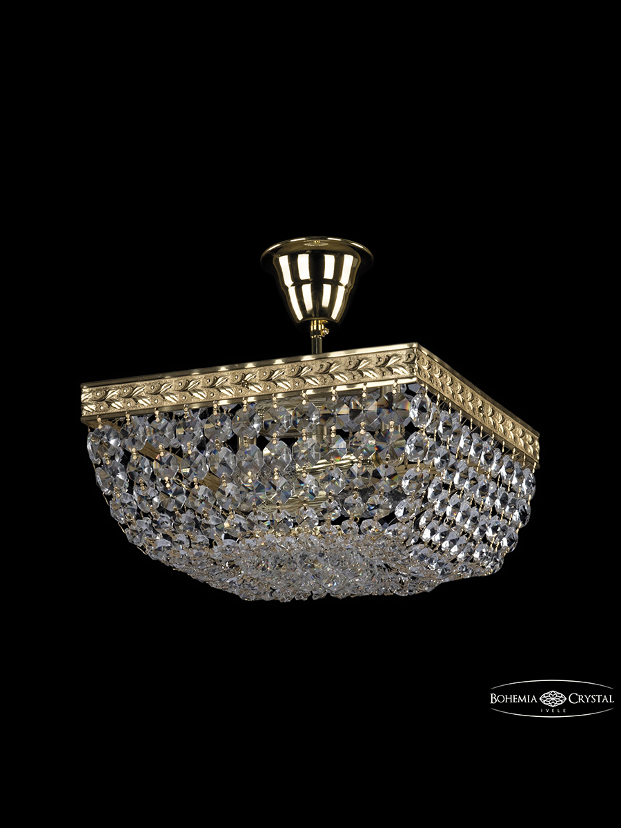 Изображение товара Люстра потолочная светодиодная Bohemia Хрусталь 19282.25iv.g 4 м² Золото Стиль неоклассика