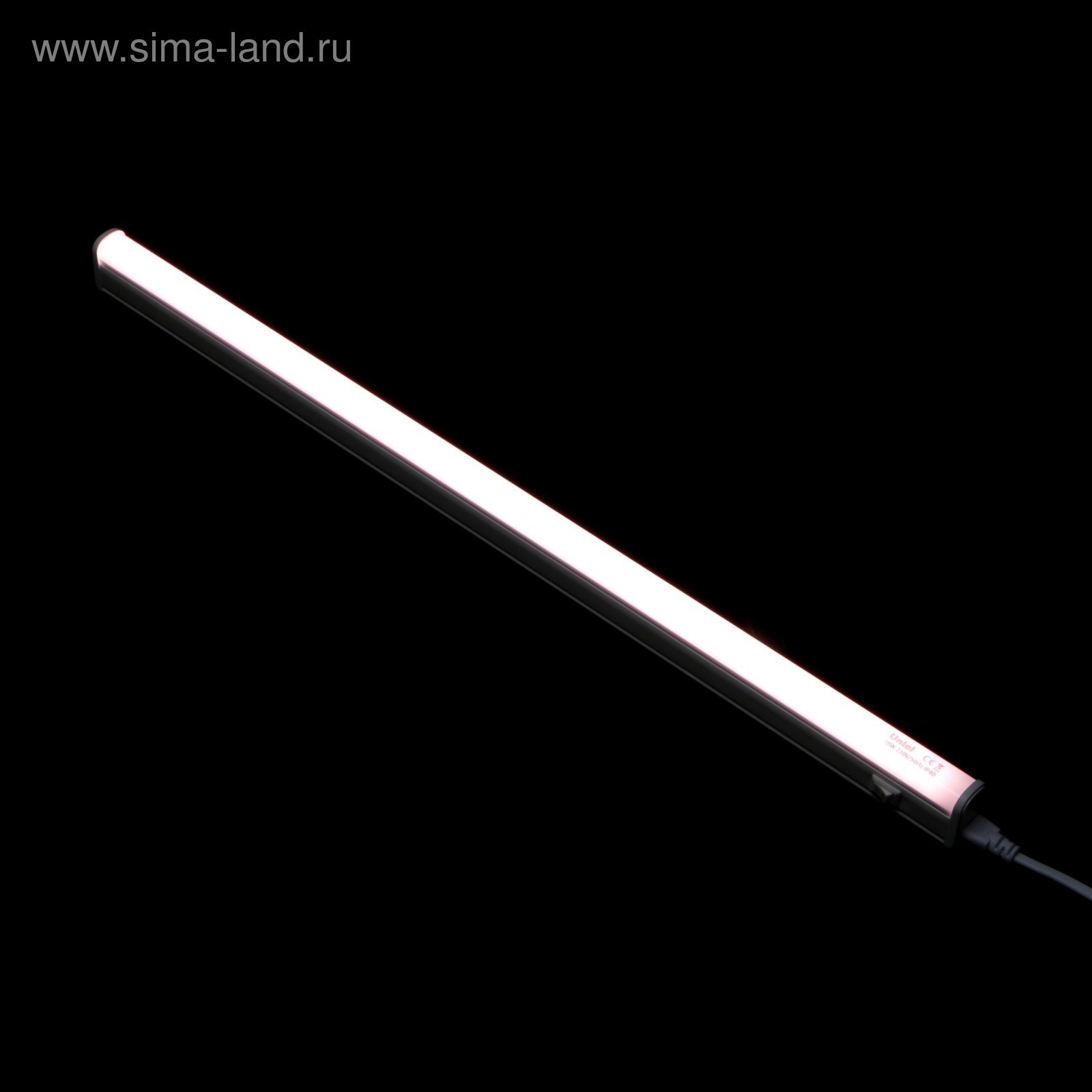 Изображение товара Фитосветильник линейный Uniel 3300382 56 см 18 Вт красно-синий спектр для цветущих растений розовый свет