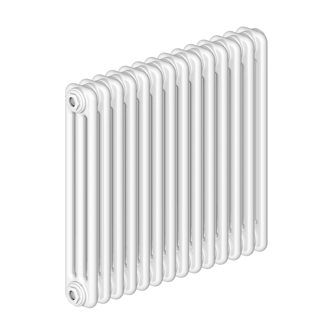 Изображение товара Радиатор трубчатый Irsap RT Tesi/3 50/101 14 секций нижнее универсальное подключение сталь белый с кронштейном