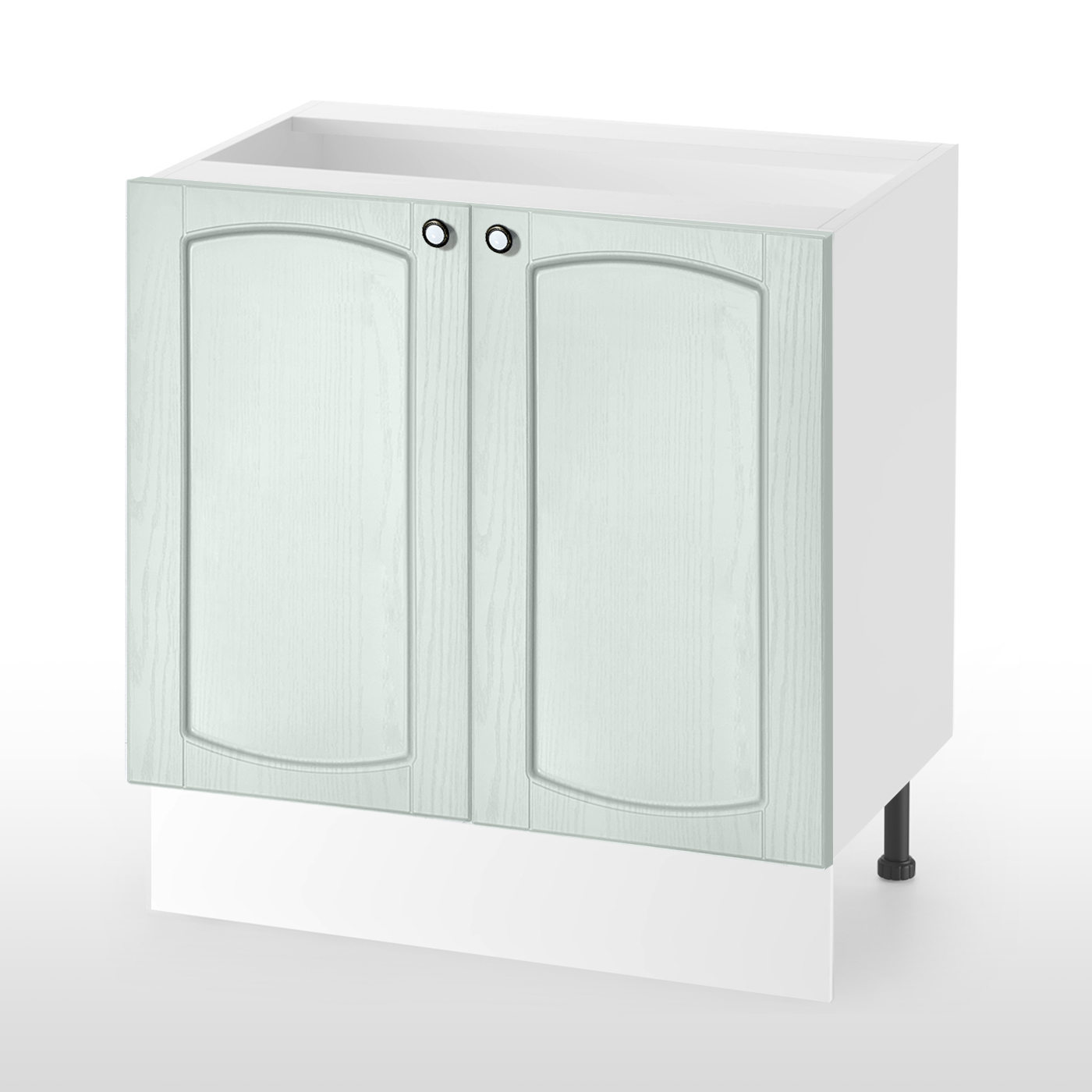 Изображение товара Кухонный шкаф напольный Питерские кухни Мебельный двор 80x85x50 см ЛДСП цвет мятный