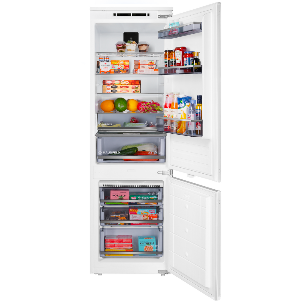 Изображение товара Встраиваемый холодильник Maunfeld MBF177NFFWGR Inverter 54x177 см белый