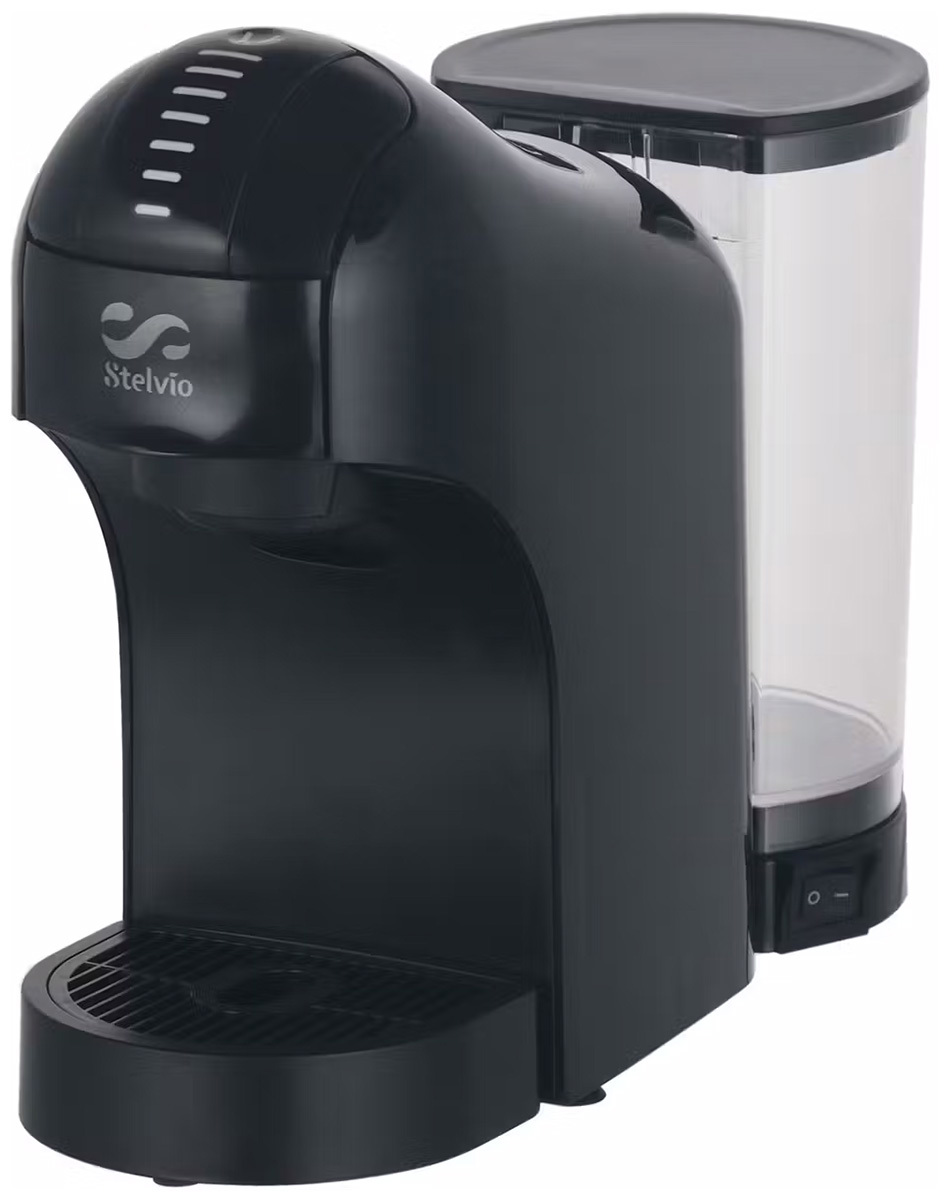 Изображение товара Капсульная кофемашина Stelvio XC100 черная 1400 Вт компактная