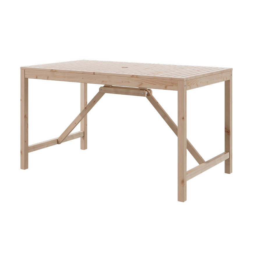 Изображение товара Садовый стол ЛУЗАЛЕС АНТЕРО 134х75х75 см из массива сосны