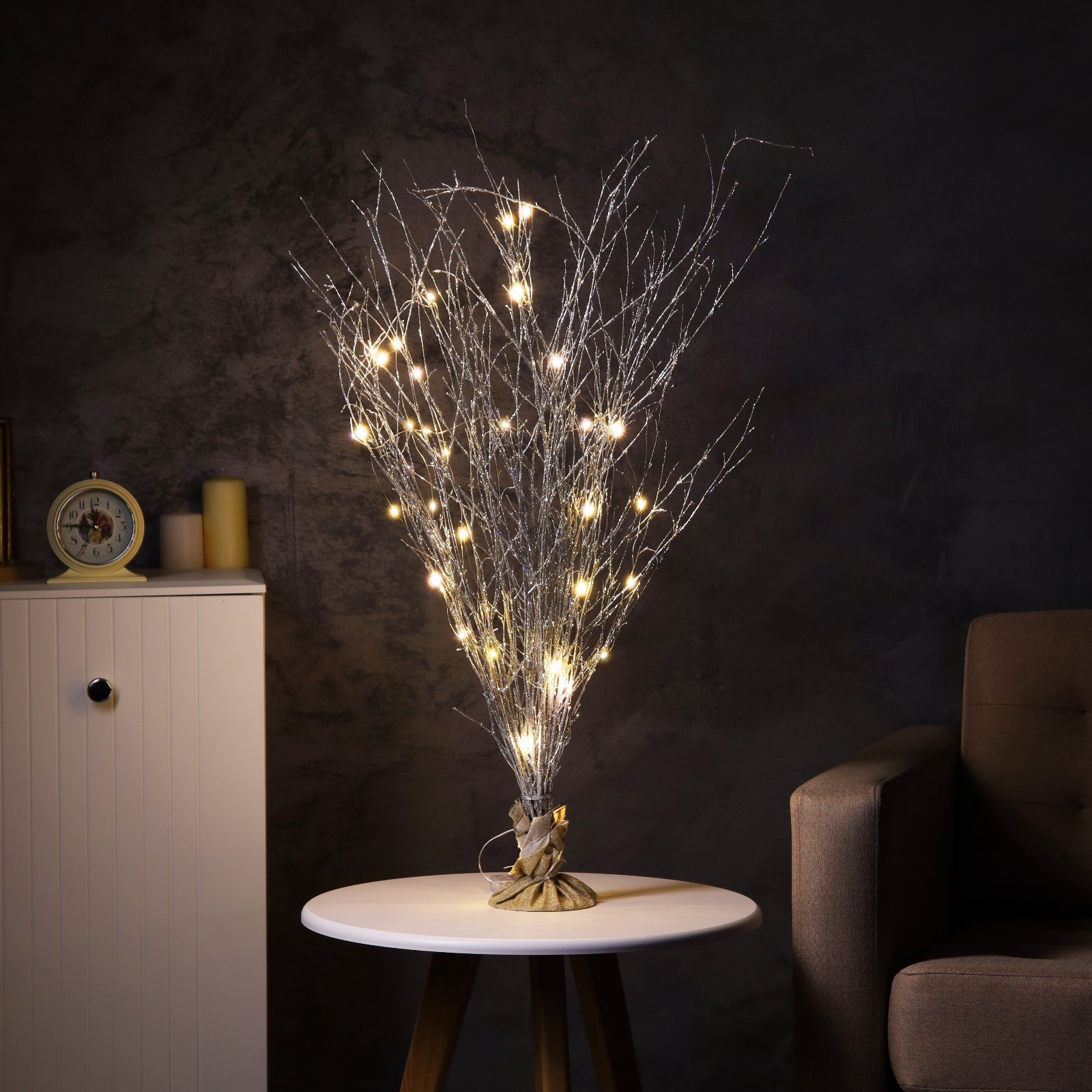 Изображение товара Светящаяся электрическая фигура Luazon Lighting Ветви 80х55х6 см, 30 LED