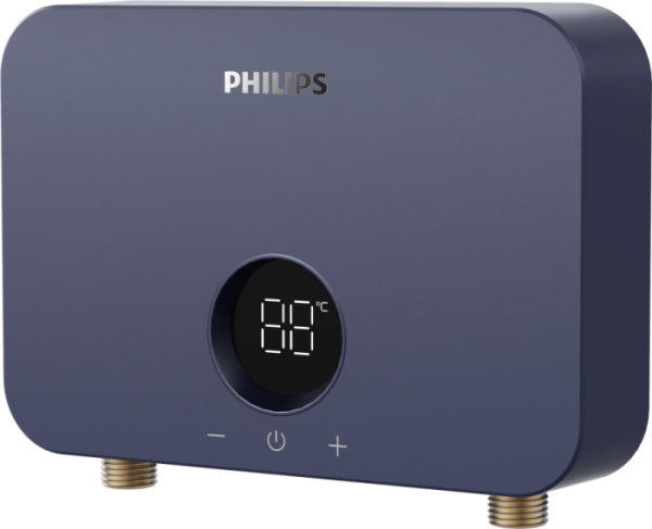 Изображение товара Проточный электрический водонагреватель Philips AWH1053/51, 5.5 кВт, синий