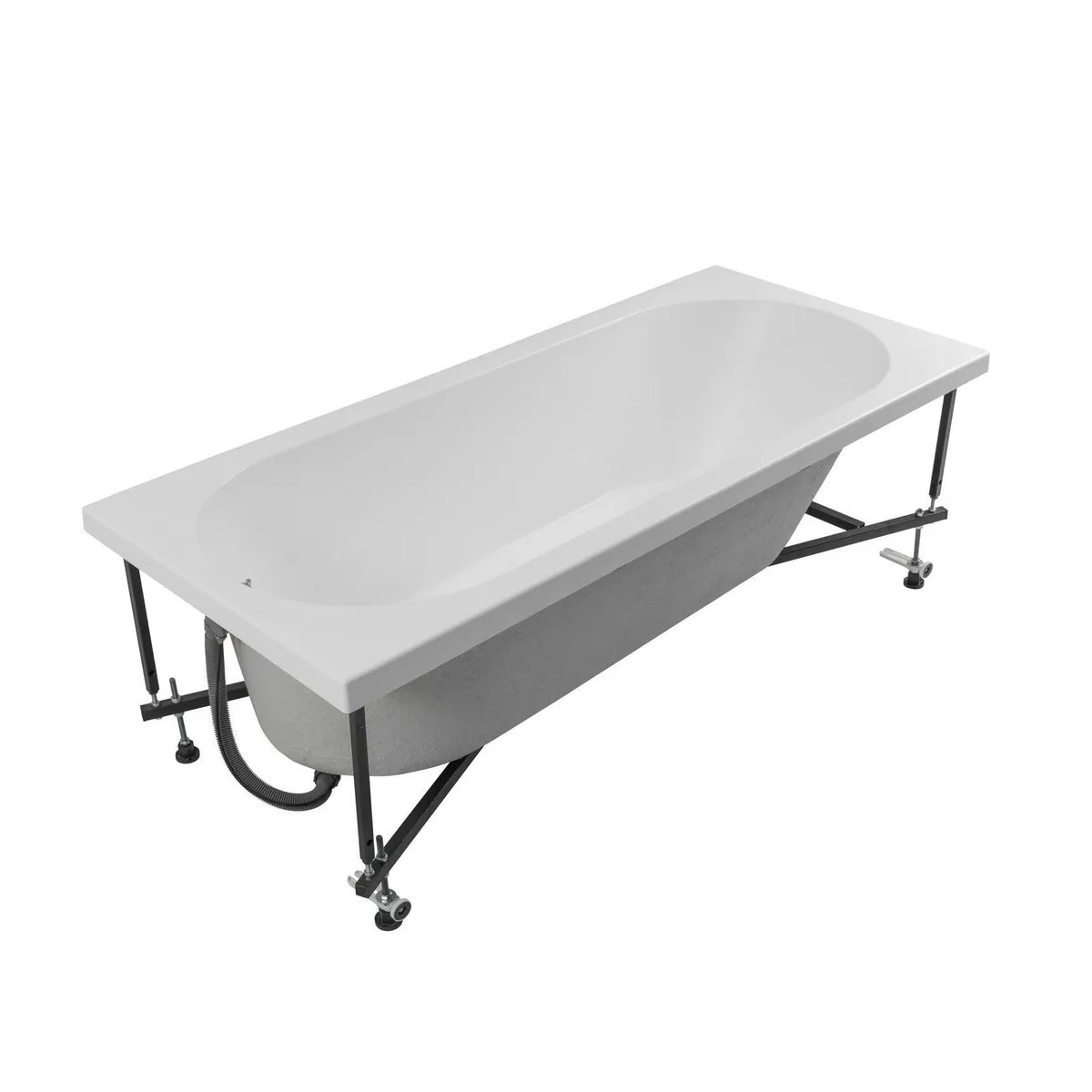 Изображение товара Акриловая ванна Aquanet Lotos 180x80 с каркасом