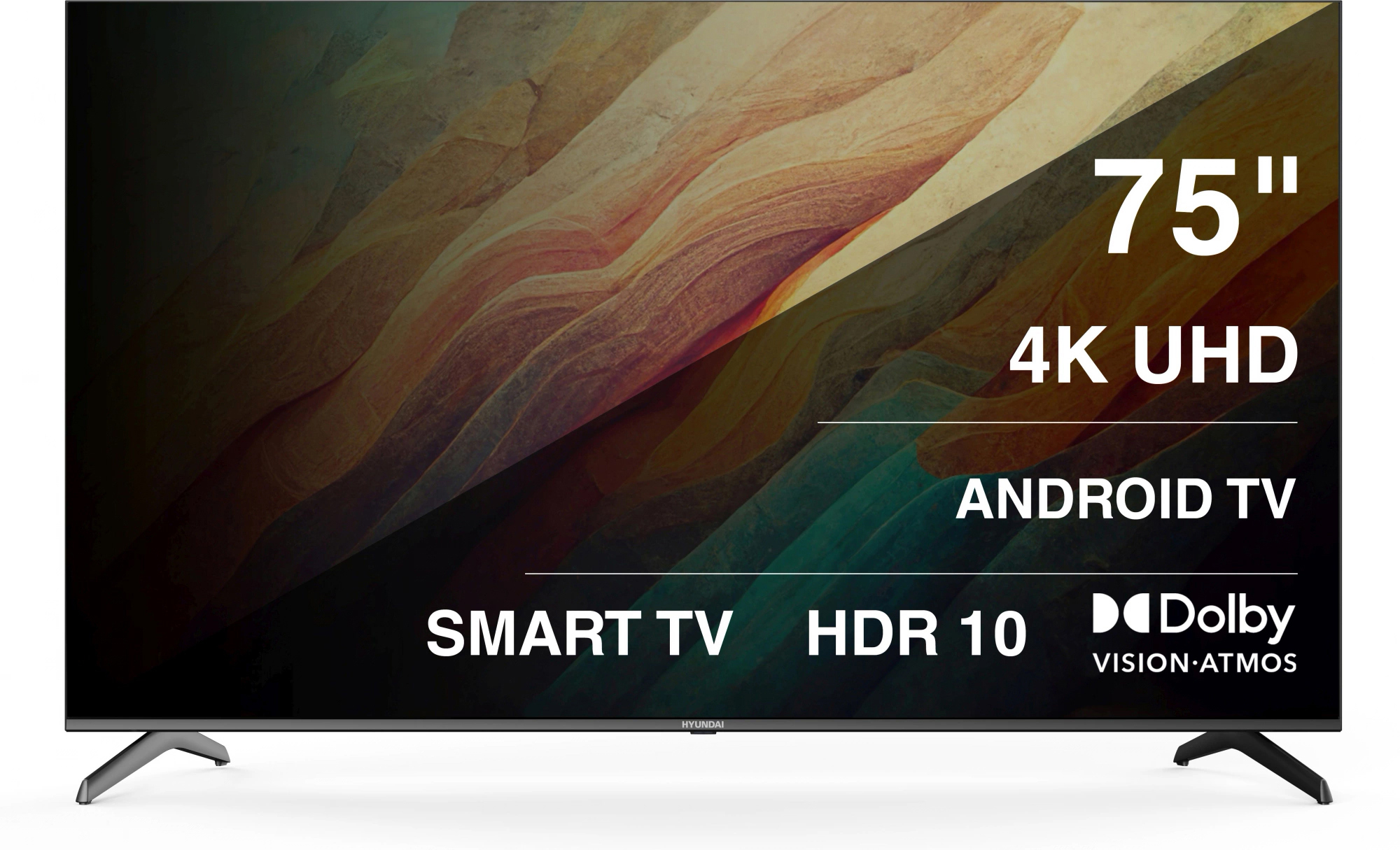 Изображение товара Телевизор Hyundai 75 4K UHD HDR Smart Wi-Fi Bluetooth Dolby Atmos