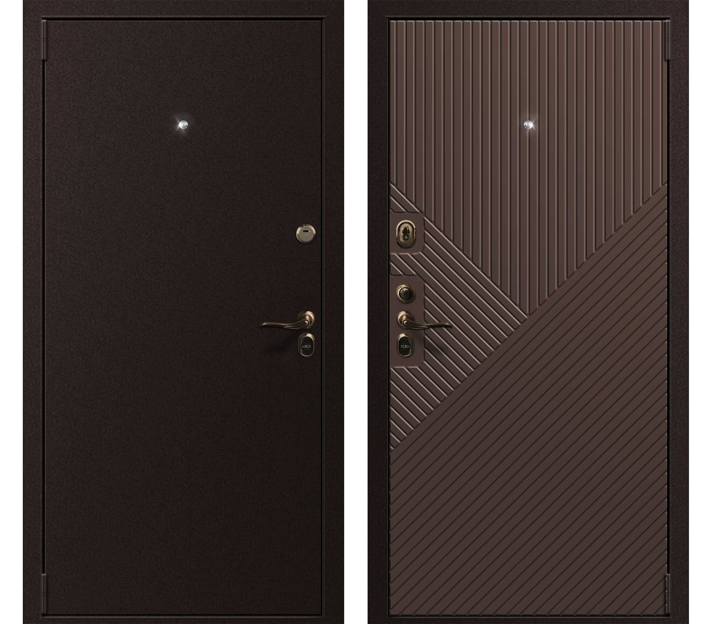 Изображение товара Входная дверь Такт-тайм Комфорт Лайт 6 — двухконтурная тепло- и звуозащита