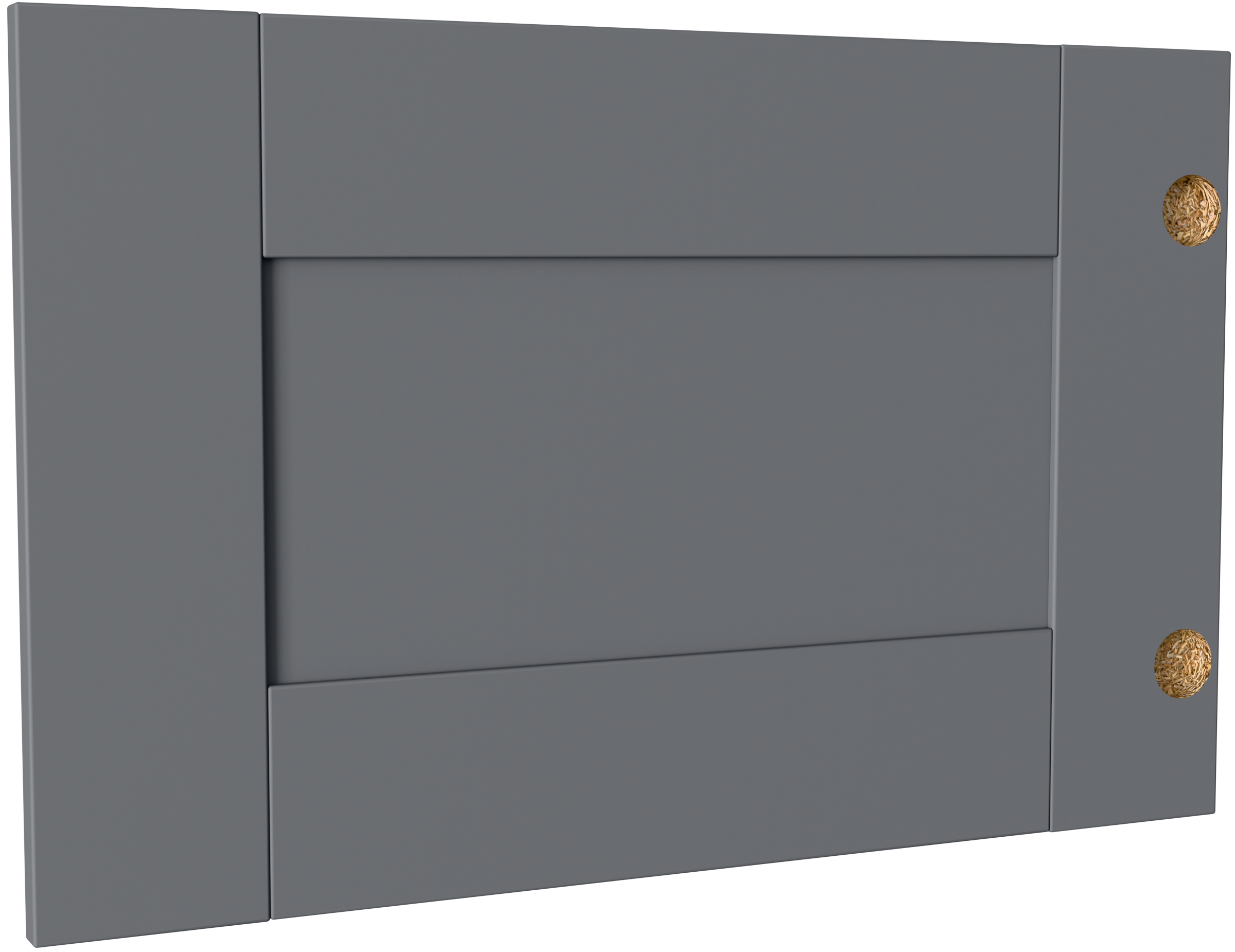 Дверь глухая для шкафа Лион Реймс 38x59.6x1.6 см МДФ цвет серый - 4